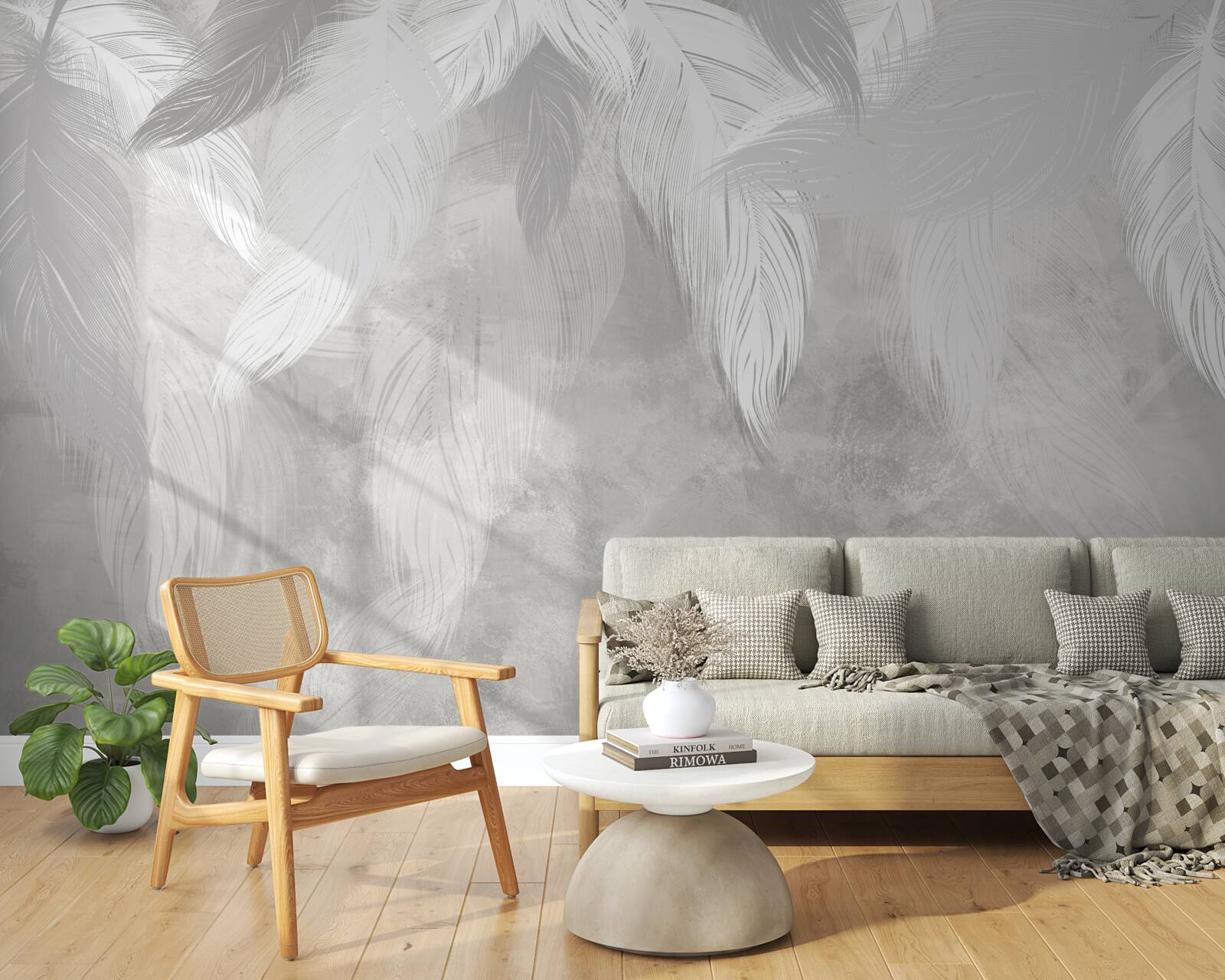 Fototapeta poranek w lesie deszczowym, spowity mgłą