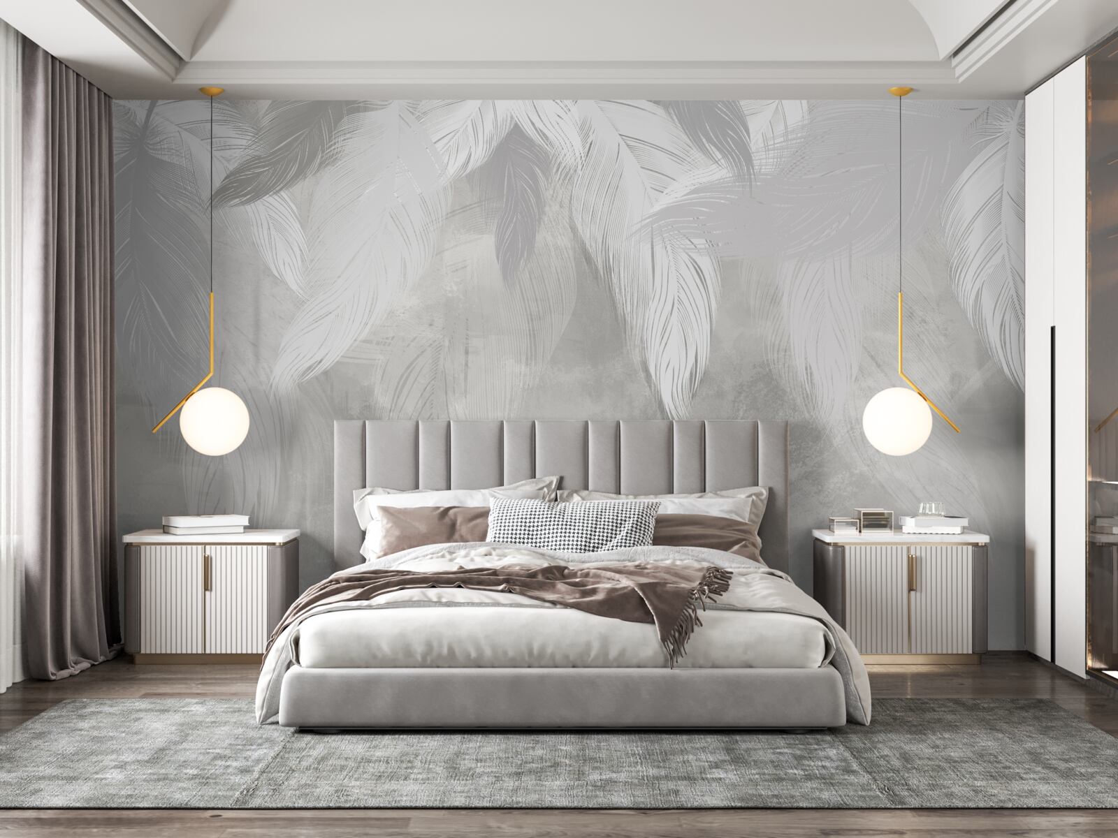 Fototapeta poranek w lesie deszczowym, spowity mgłą