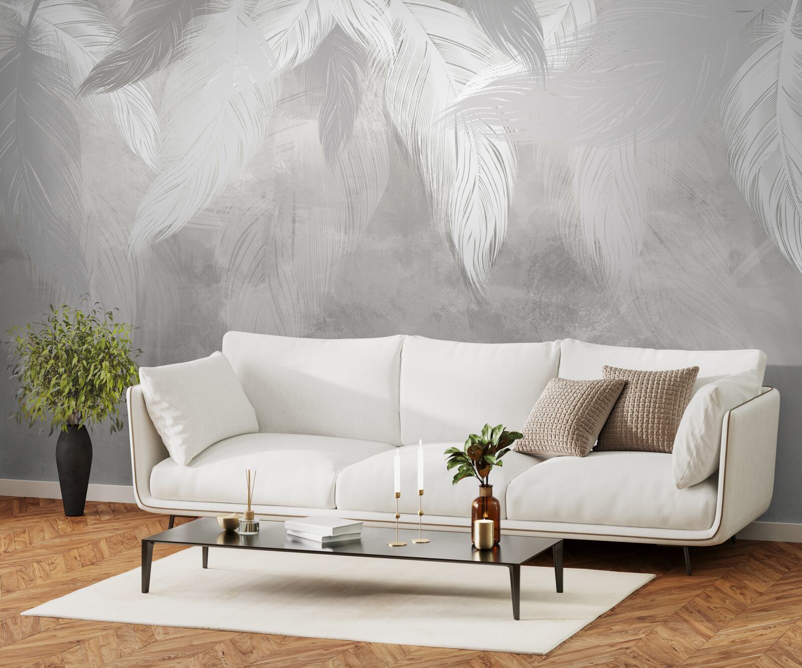 Fototapeta poranek w lesie deszczowym, spowity mgłą