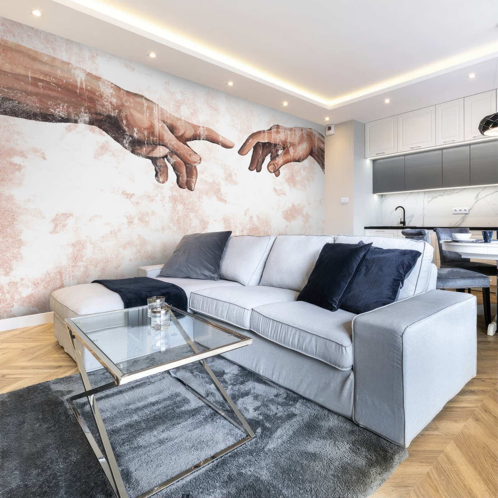 Fototapeta ręce mężczyzny i kobiety, które są ze sobą połączone