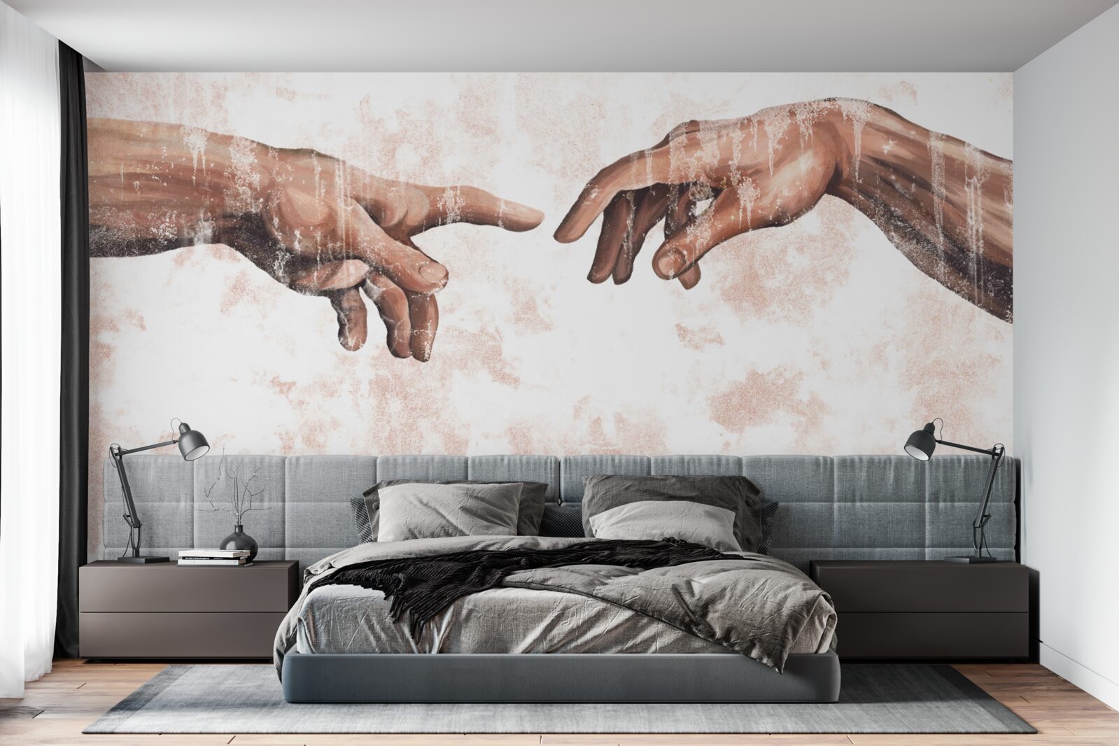 Fototapeta ręce mężczyzny i kobiety, które są ze sobą połączone