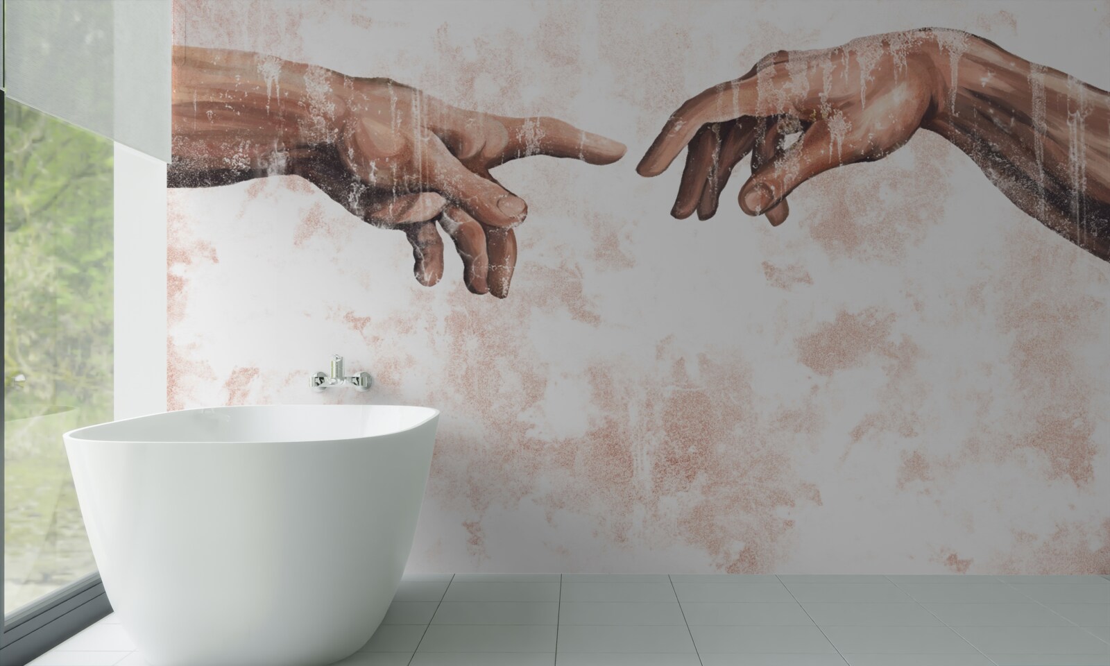 Fototapeta ręce mężczyzny i kobiety, które są ze sobą połączone