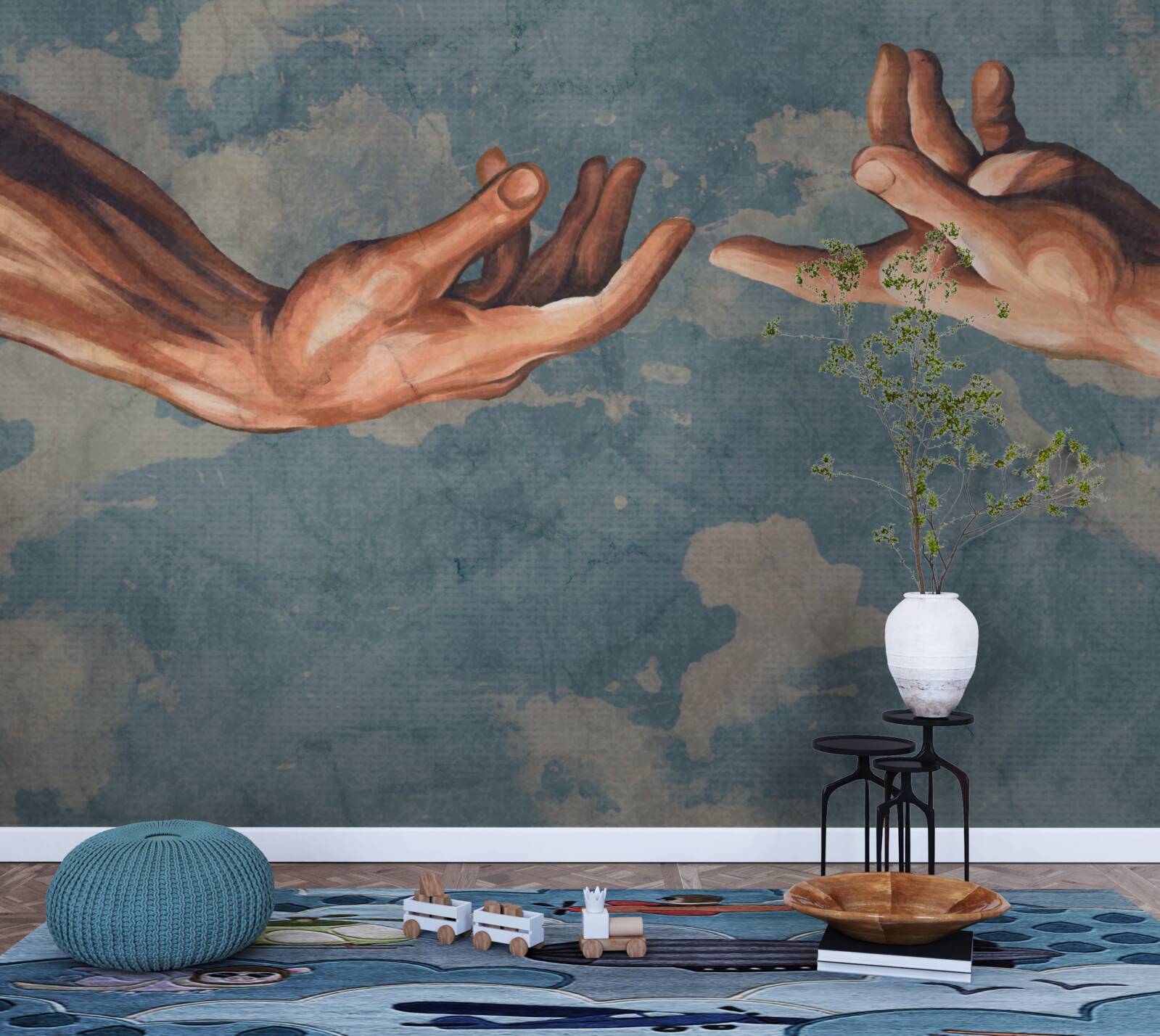 Fototapeta dłonie sięgające do siebie nawzajem