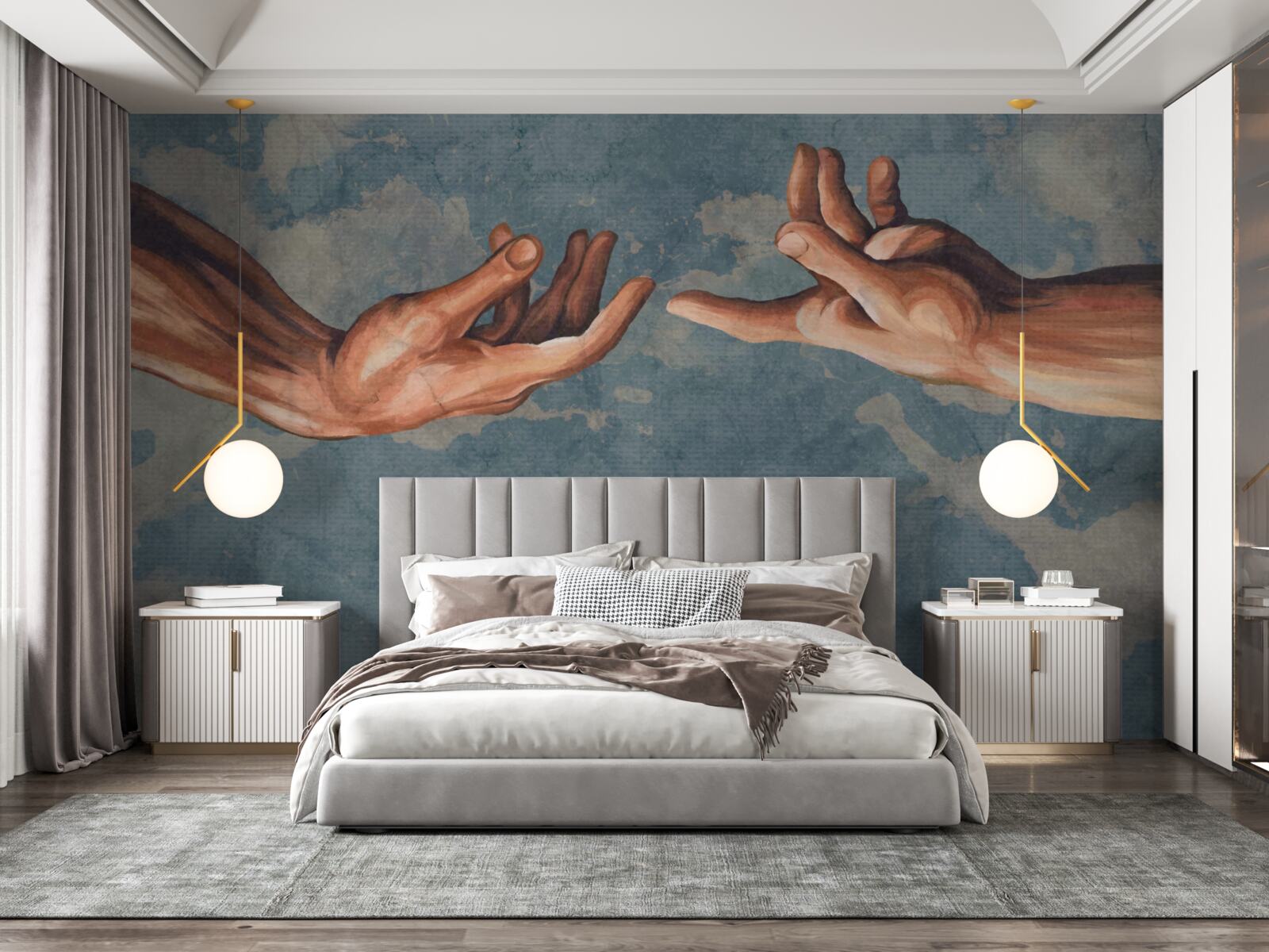 Fototapeta dłonie sięgające do siebie nawzajem