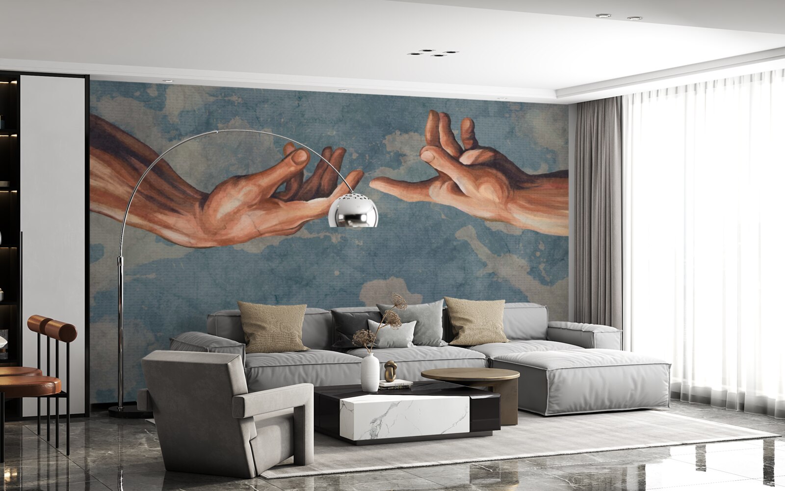 Fototapeta dłonie sięgające do siebie nawzajem