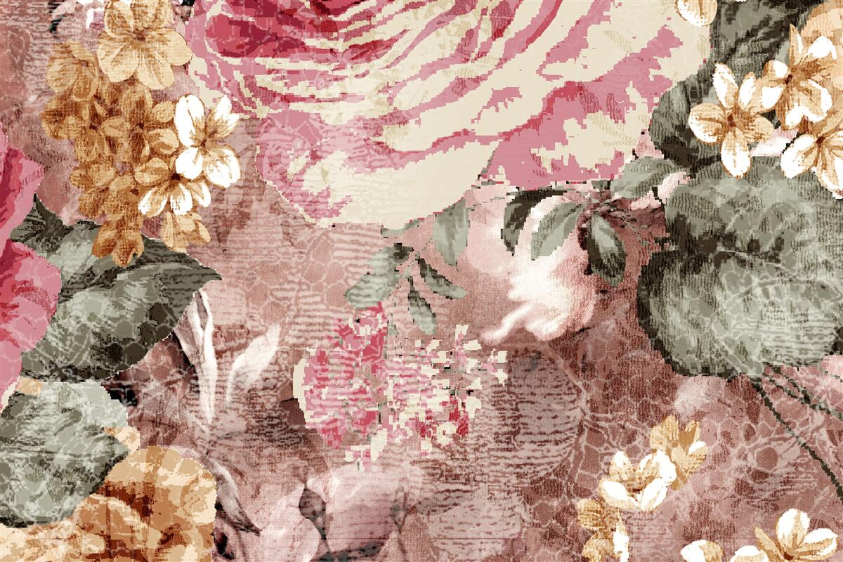 Fototapeta obfitość kwiatów i roślin jest abstrakcją