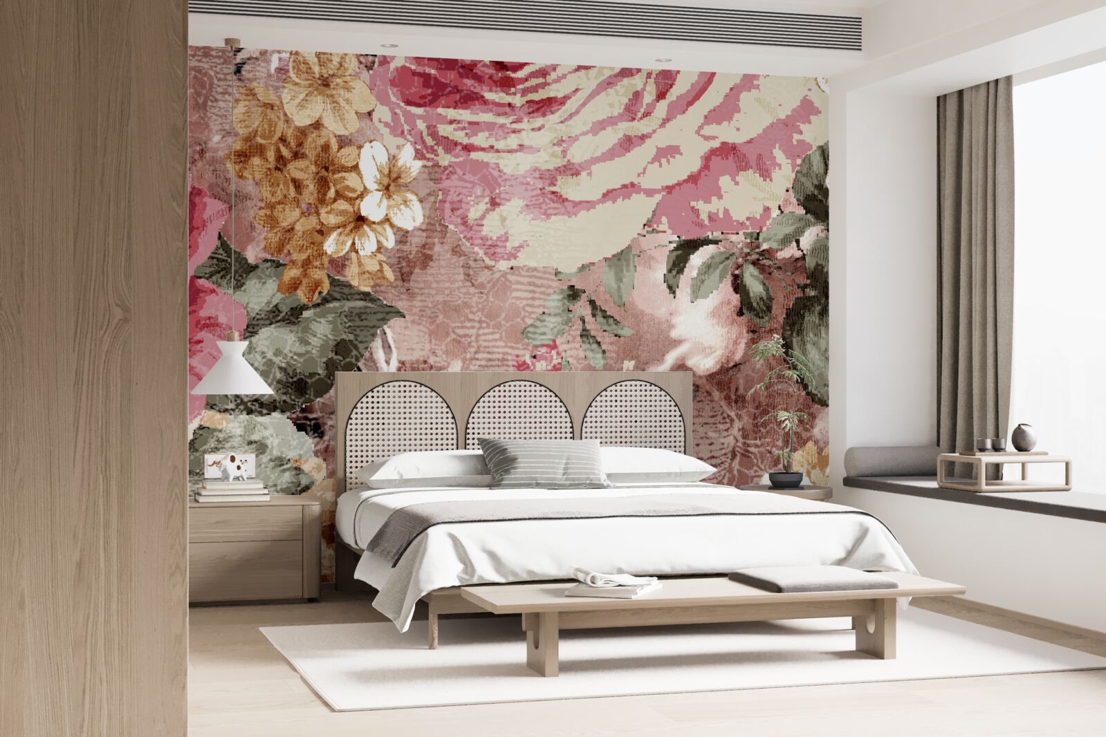 Fototapeta obfitość kwiatów i roślin jest abstrakcją