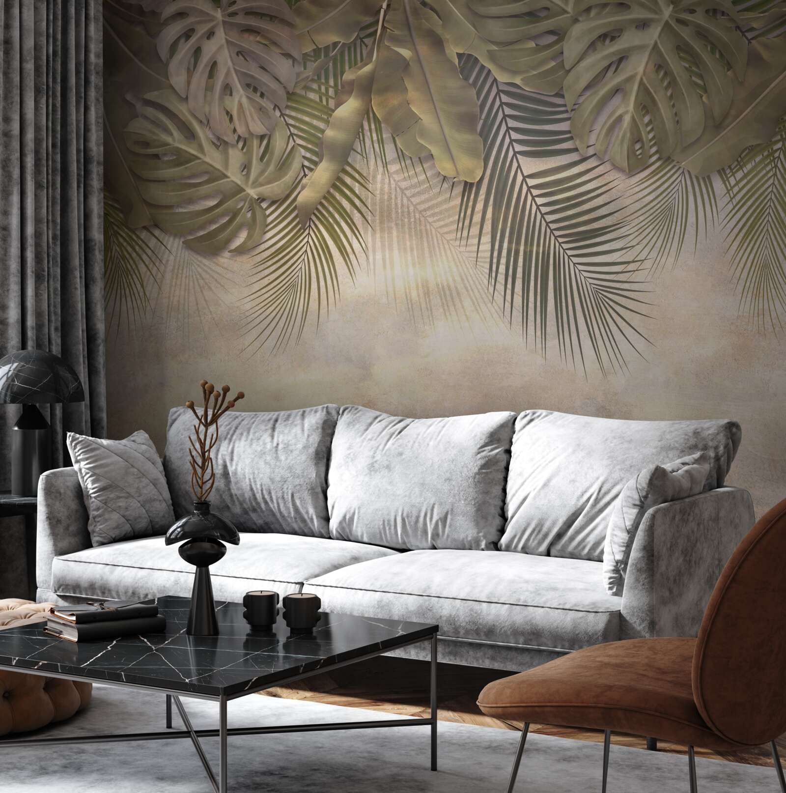 Fototapeta zwisająca zielona flora