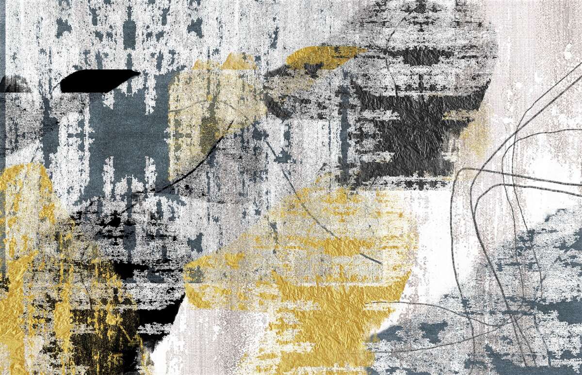 Fototapeta tło utworzone z abstrakcji odcieni czerni i złota