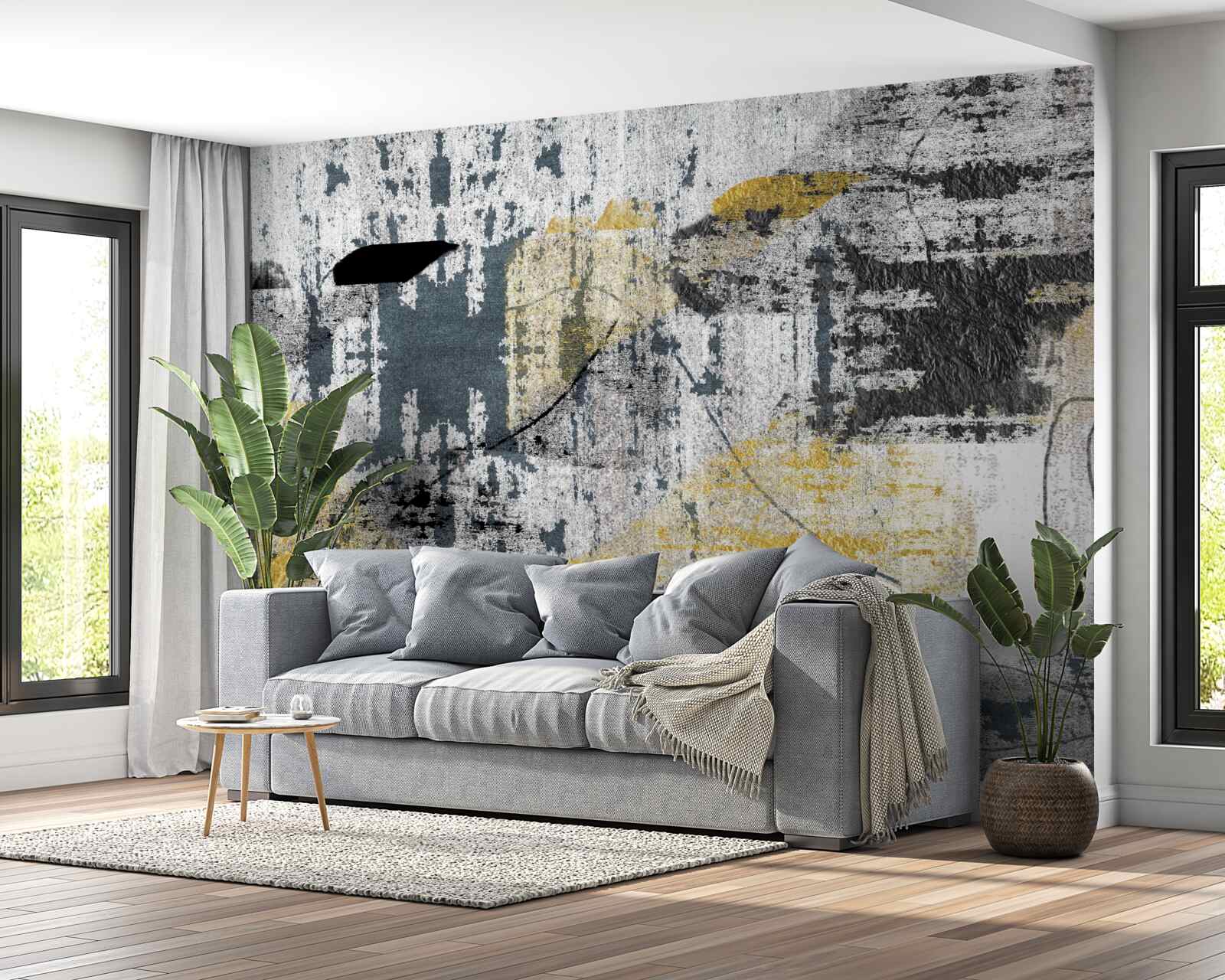 Fototapeta tło utworzone z abstrakcji odcieni czerni i złota