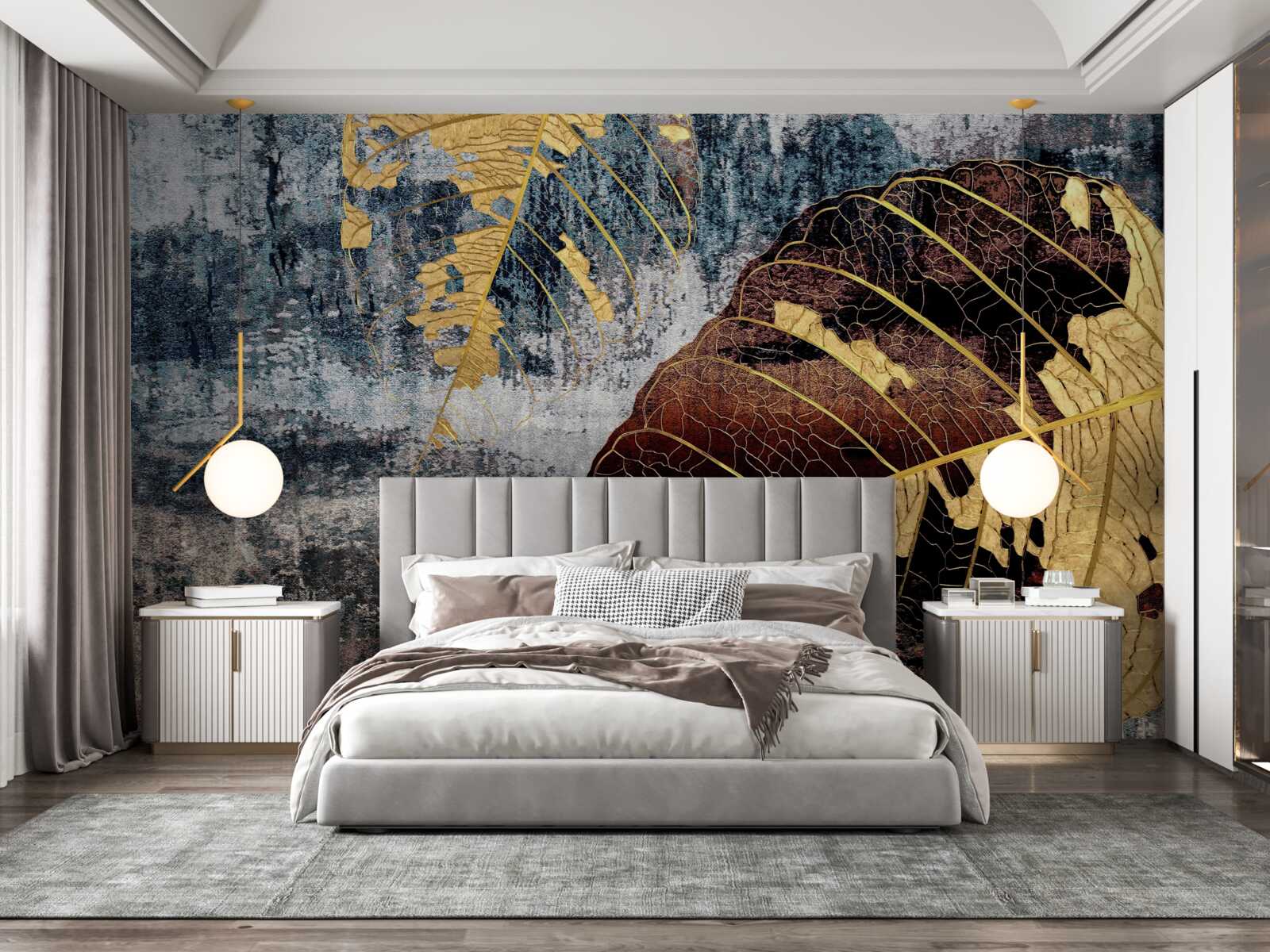 Fototapeta jesienny deszcz nad powierzchnią wody