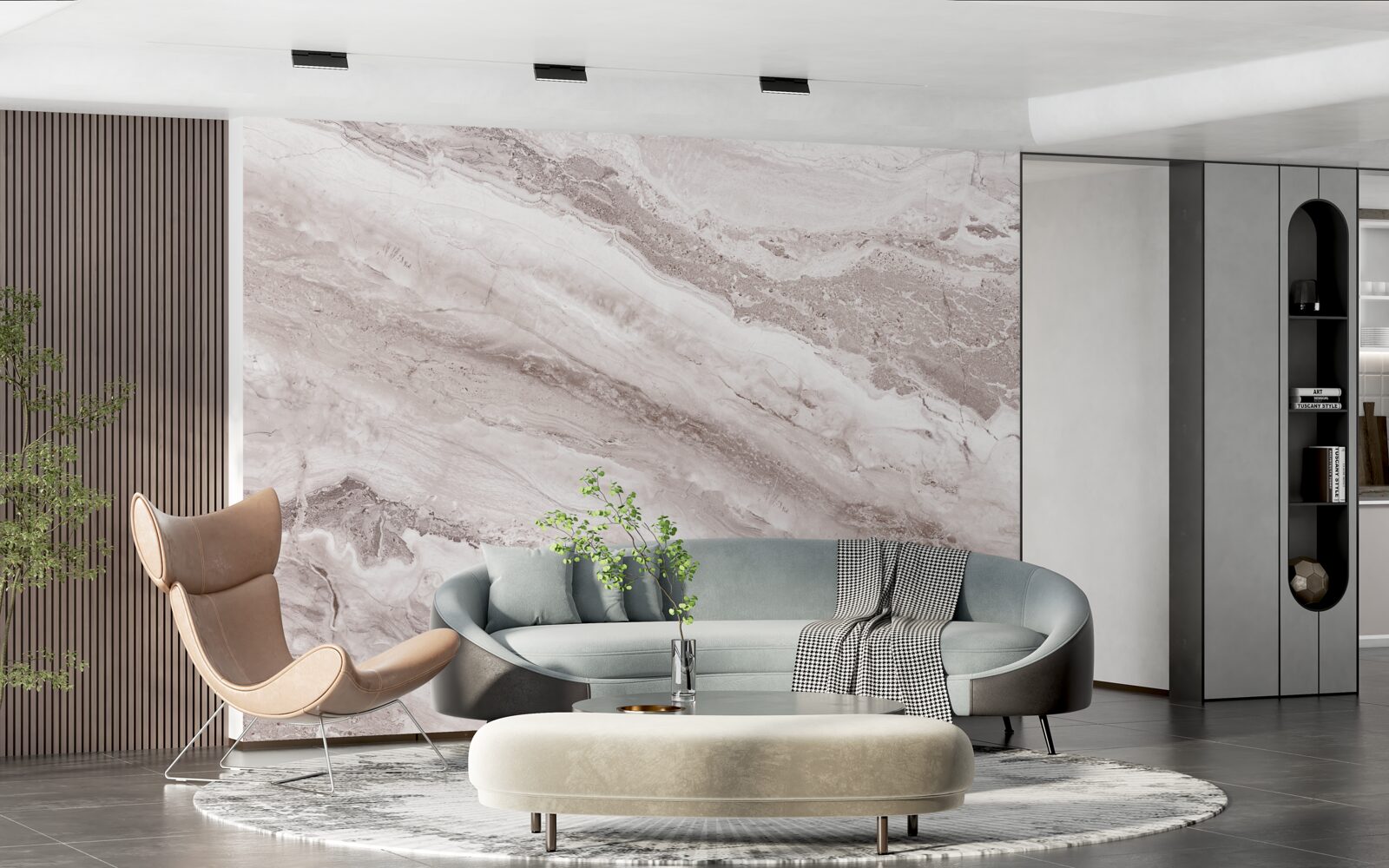 Fototapeta jasnobrązowy marmur