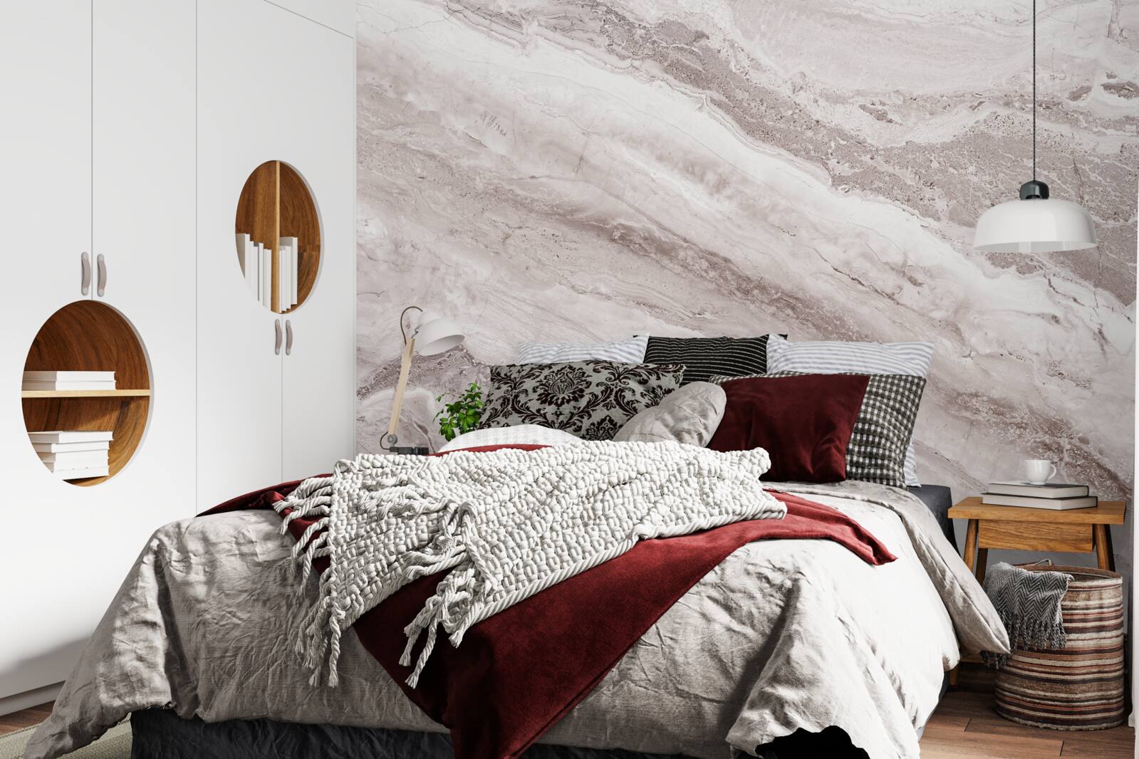 Fototapeta jasnobrązowy marmur