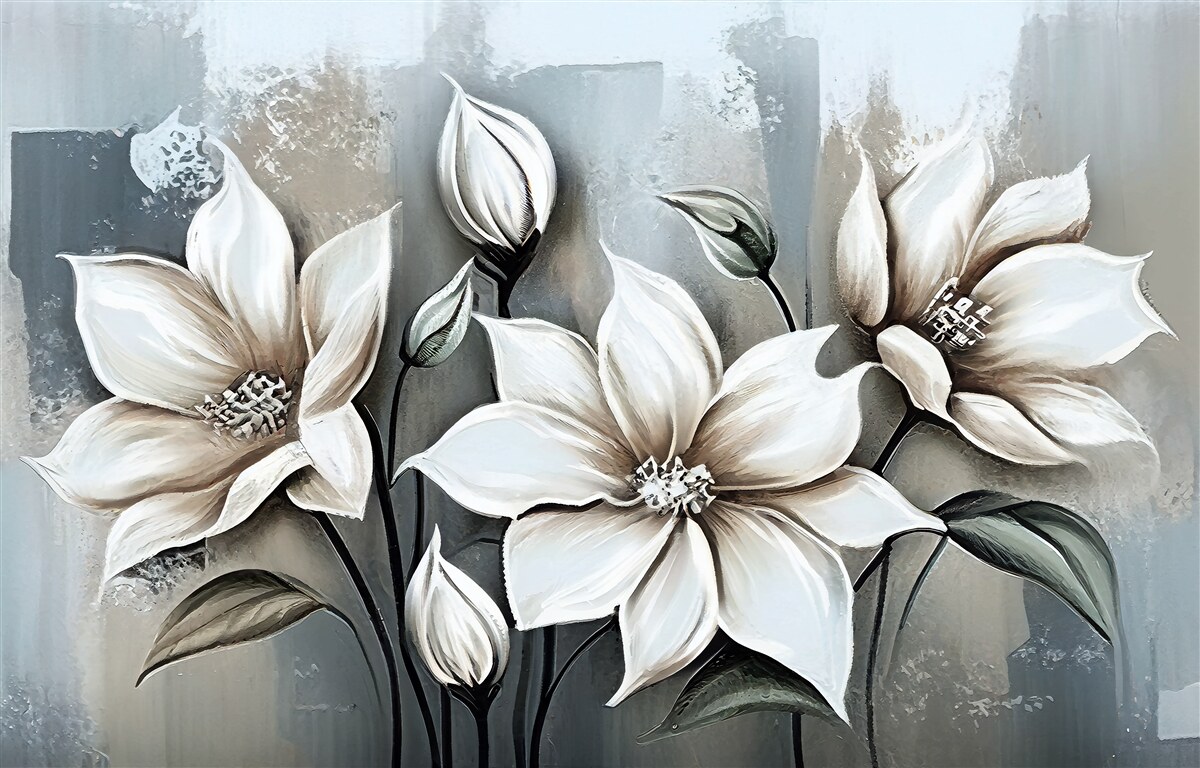 Fototapeta bukiet zawiera białe kwiaty