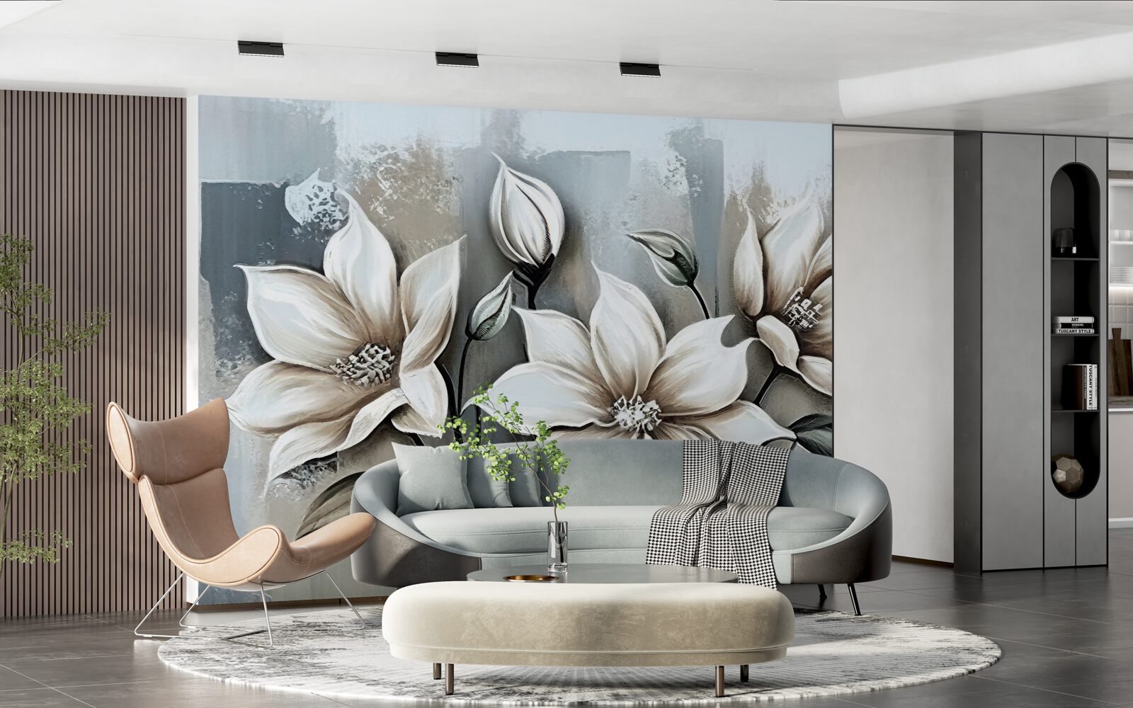 Fototapeta bukiet zawiera białe kwiaty