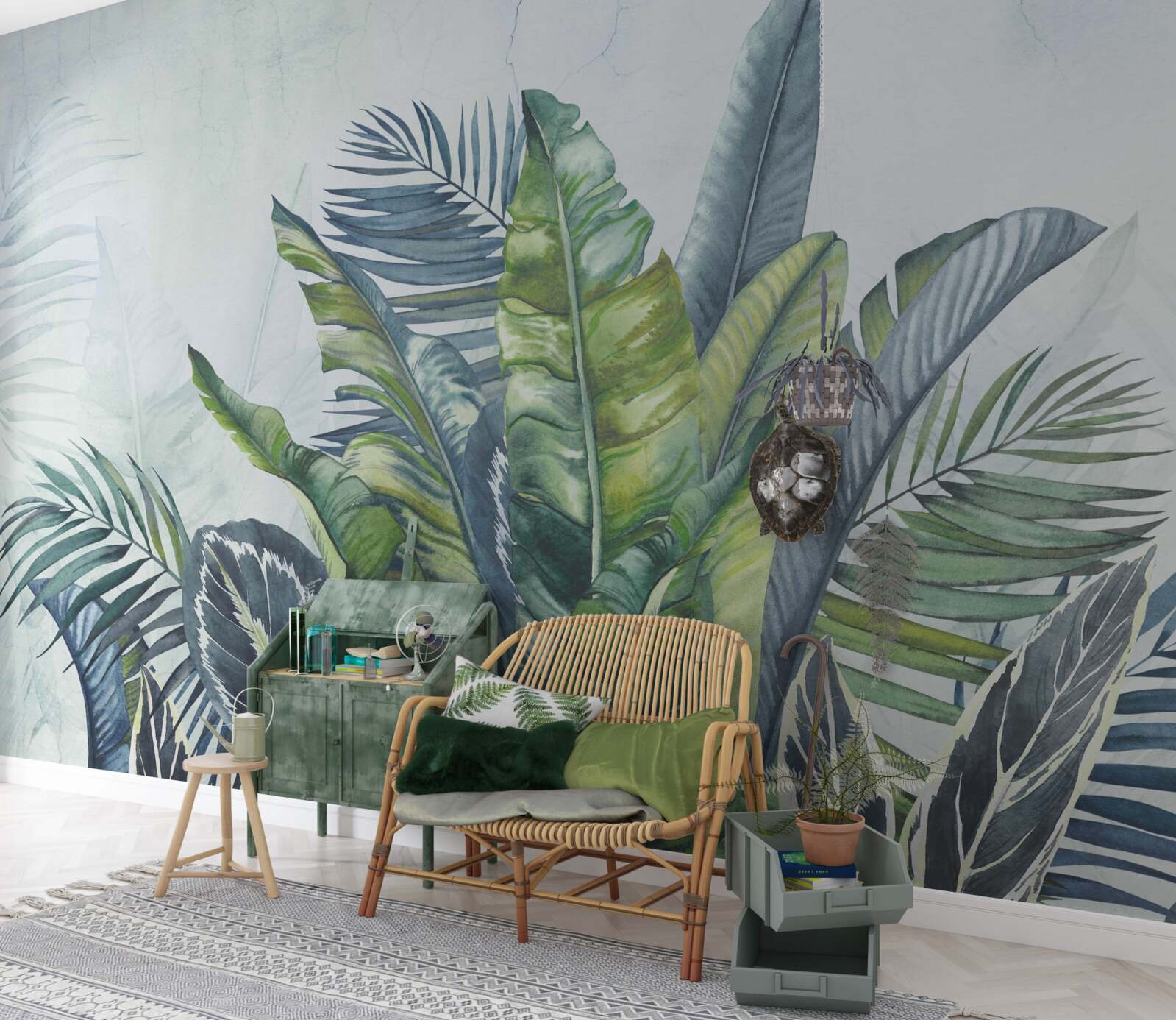 Fototapeta podsumowanie egzotycznej flory