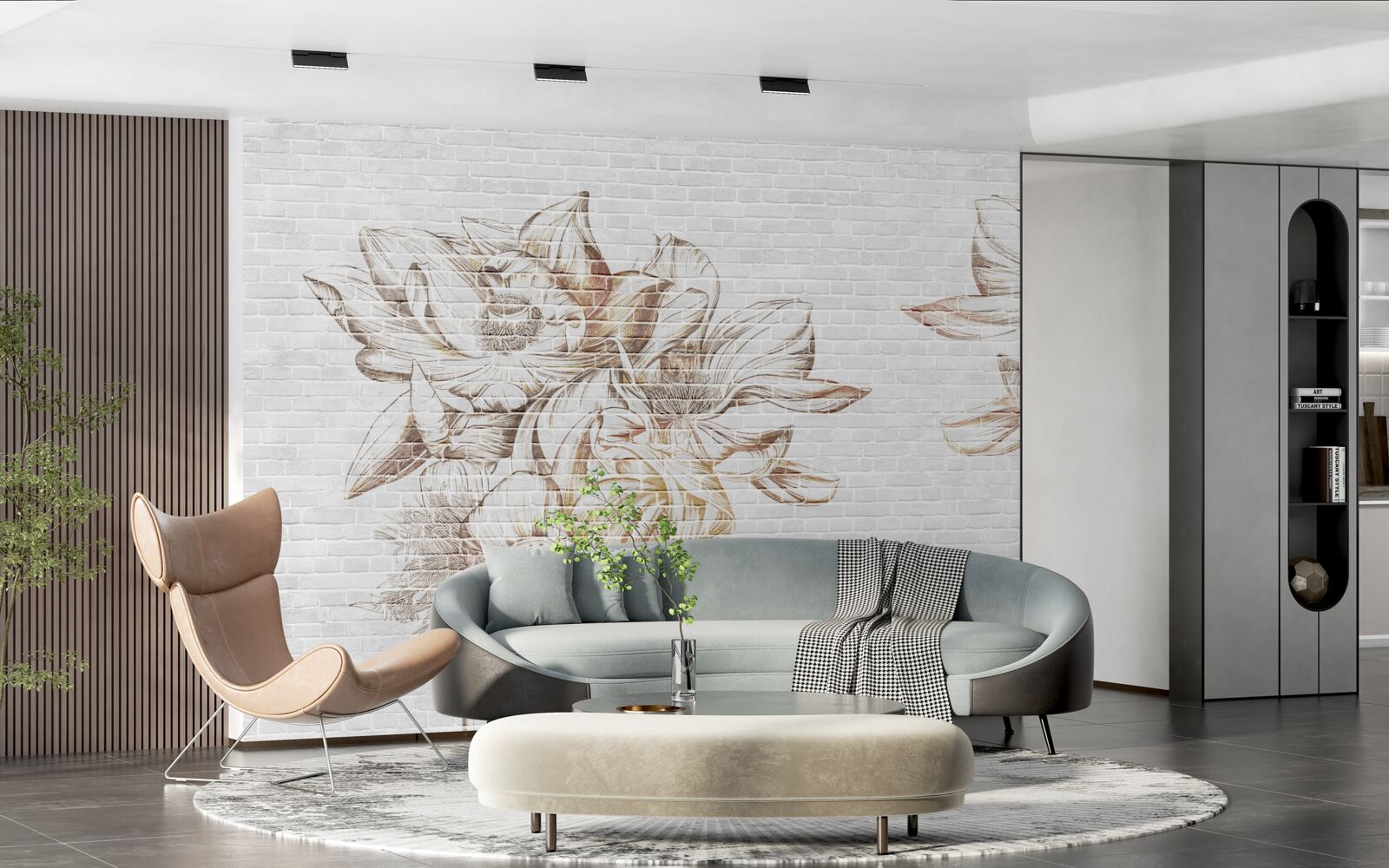 Fototapeta delikatna blond filicia