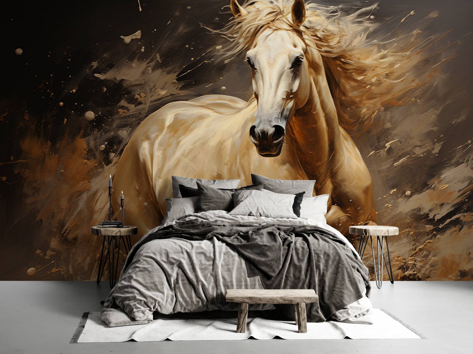 Fototapeta w przypływie prędkości koń