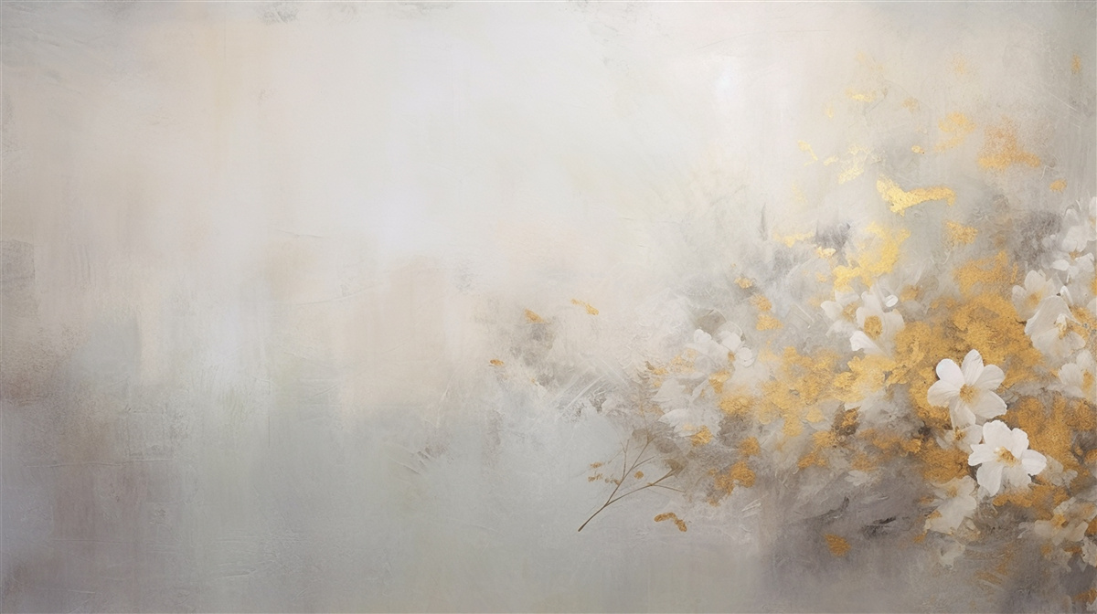 Fototapeta mglisty jesienny poranek w gęstym lesie