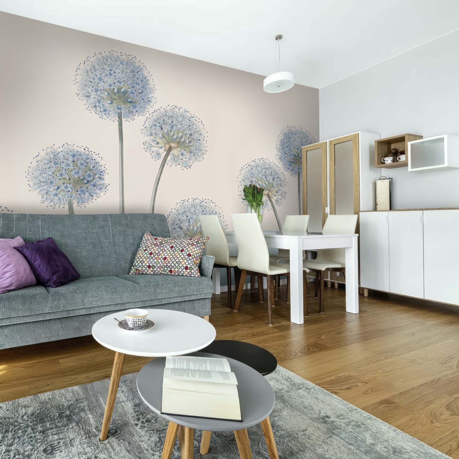 Fototapeta wierzchołki wdzięcznych drzew agawy