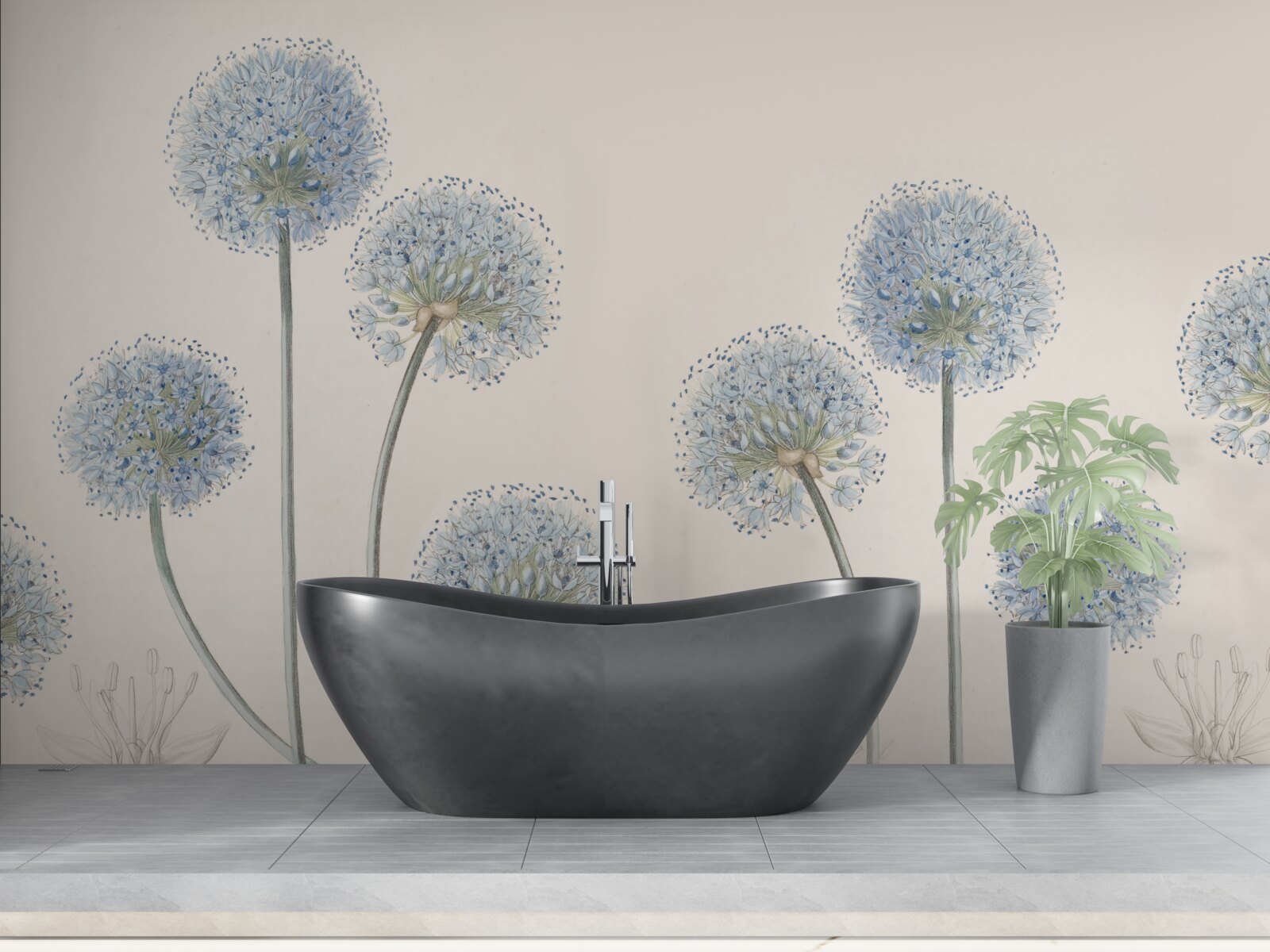 Fototapeta wierzchołki wdzięcznych drzew agawy