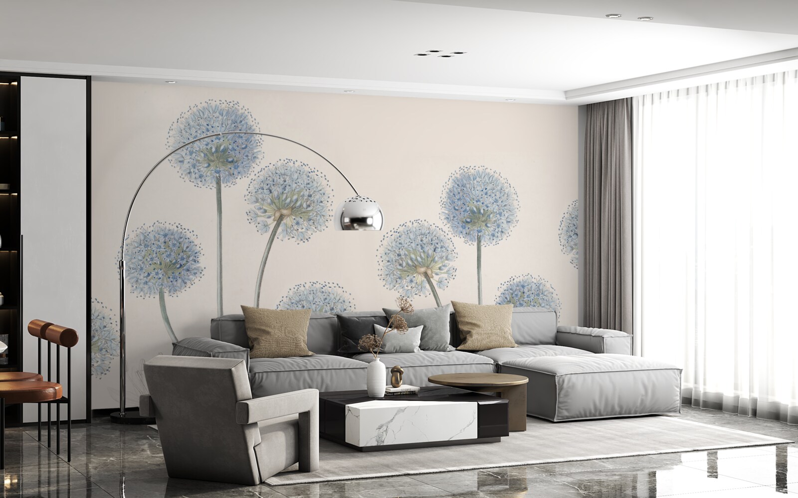 Fototapeta wierzchołki wdzięcznych drzew agawy