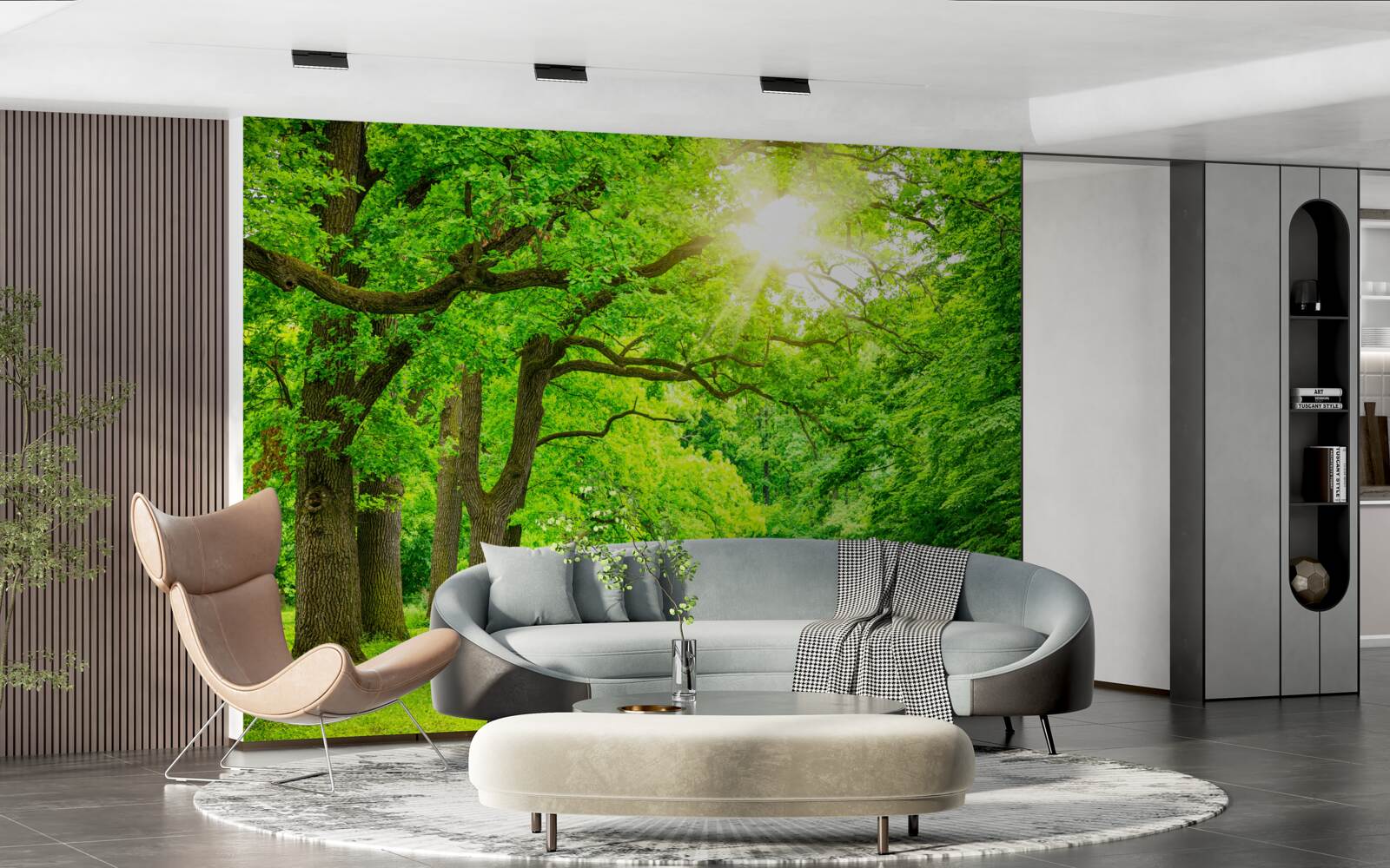 Fototapeta malowniczy krajobraz letniego lasu