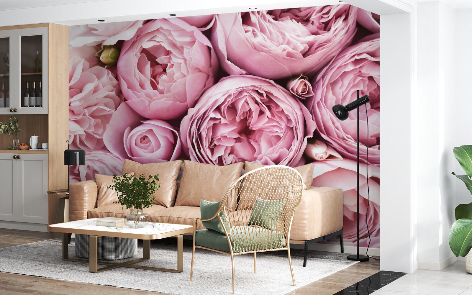 Fototapeta róża w bukiecie to niezapomniany widok