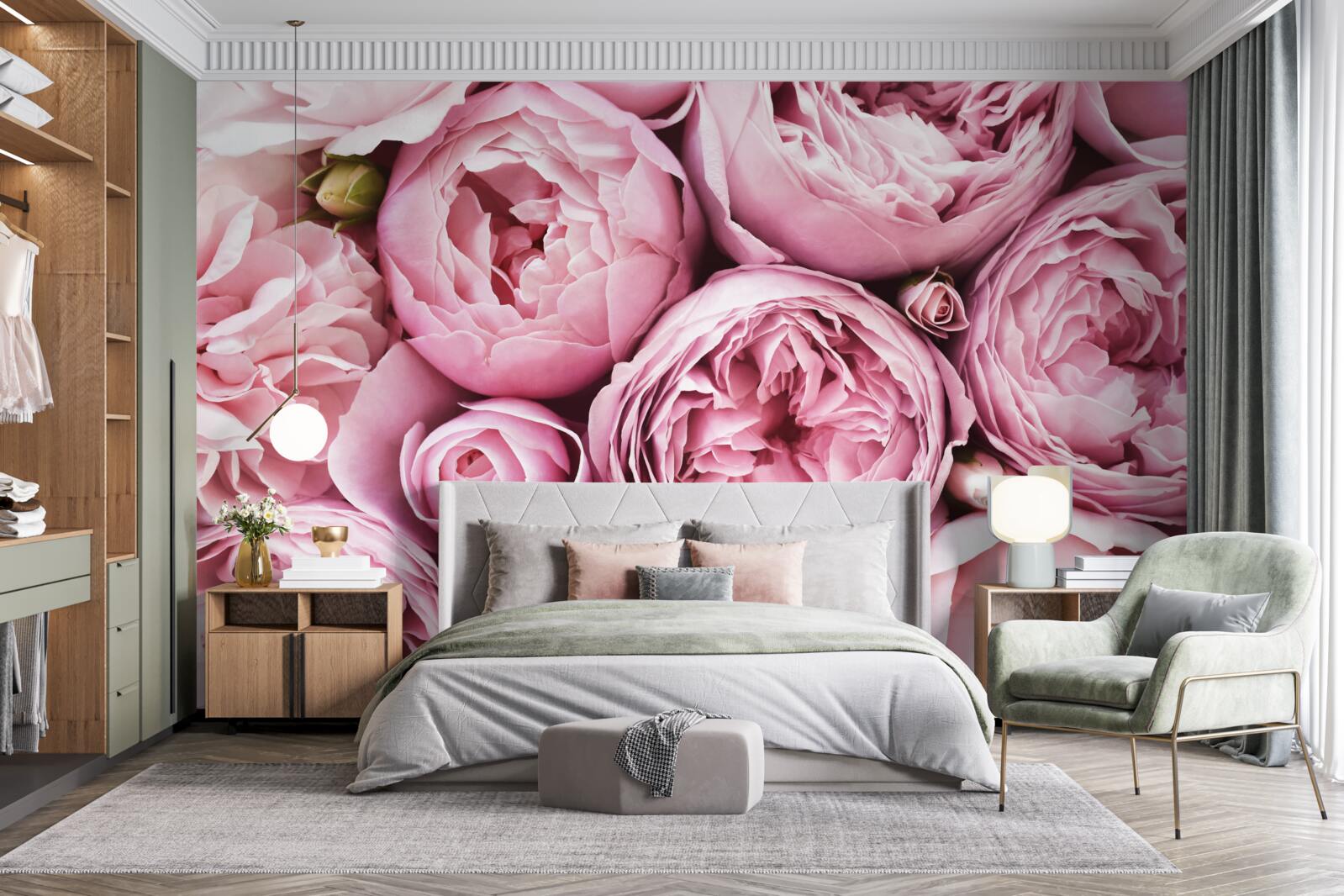 Fototapeta róża w bukiecie to niezapomniany widok