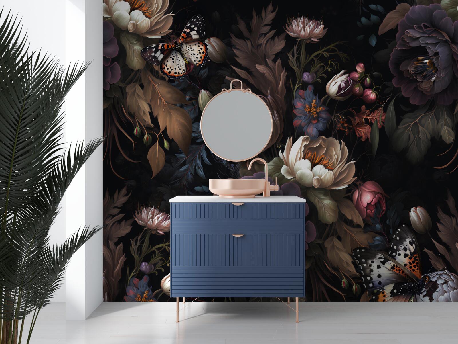 Fototapeta gdy zapada noc, kwiaty zasypiają