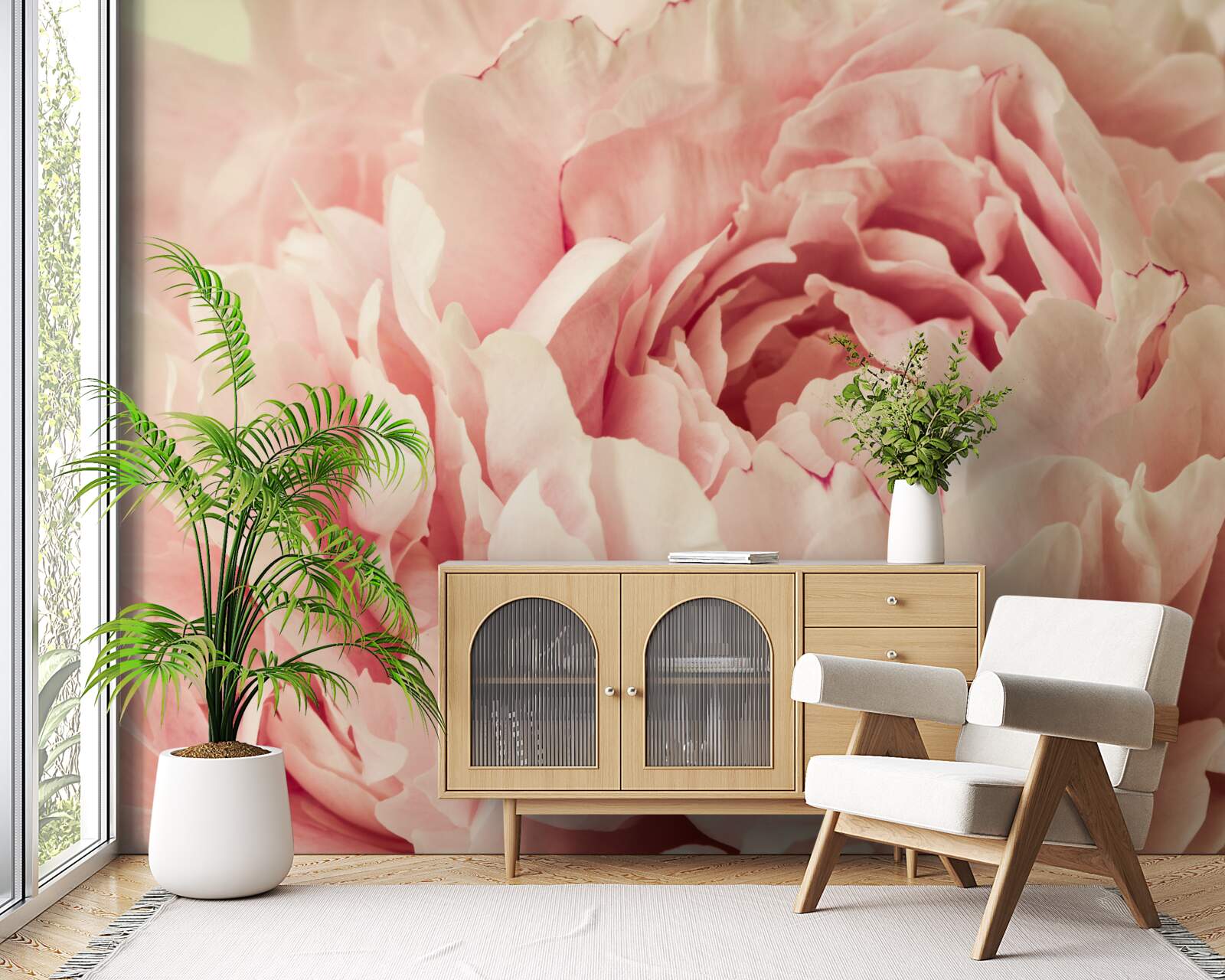 Fototapeta delikatne granulki kwiatu asteru