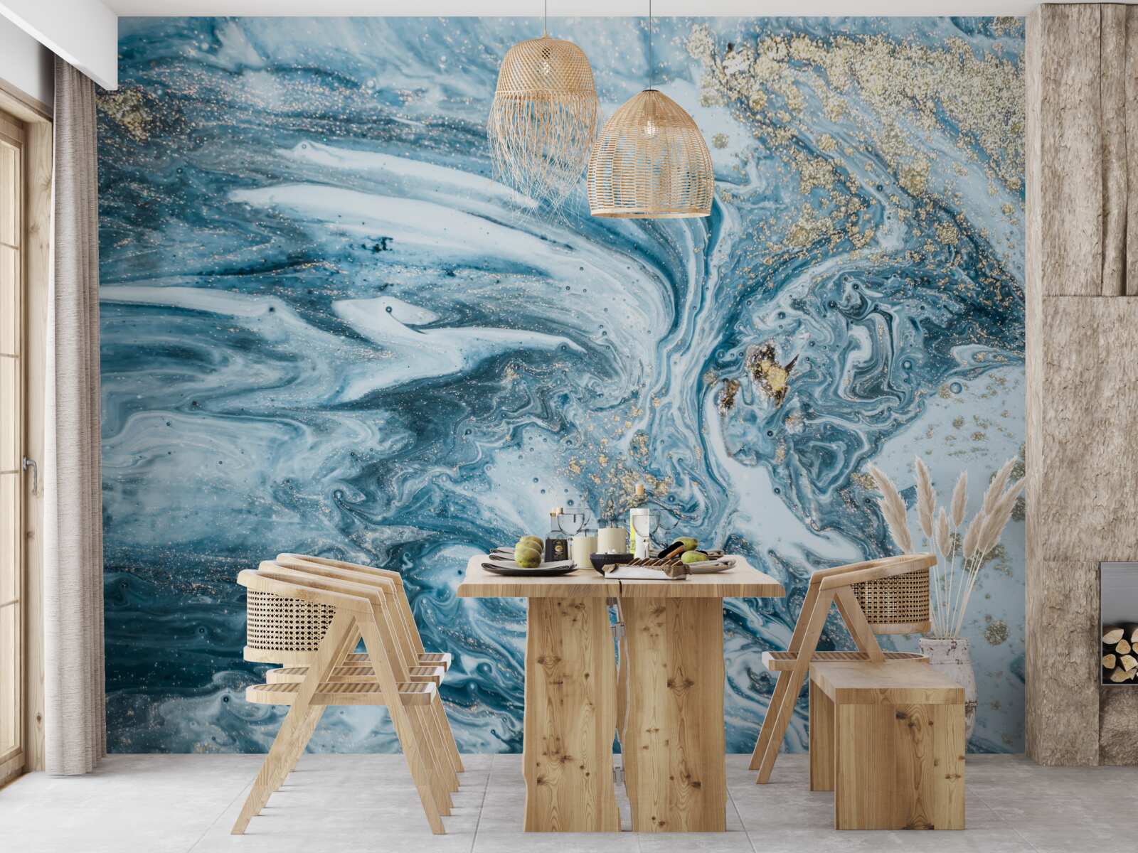 Fototapeta turkis niebieski płyn