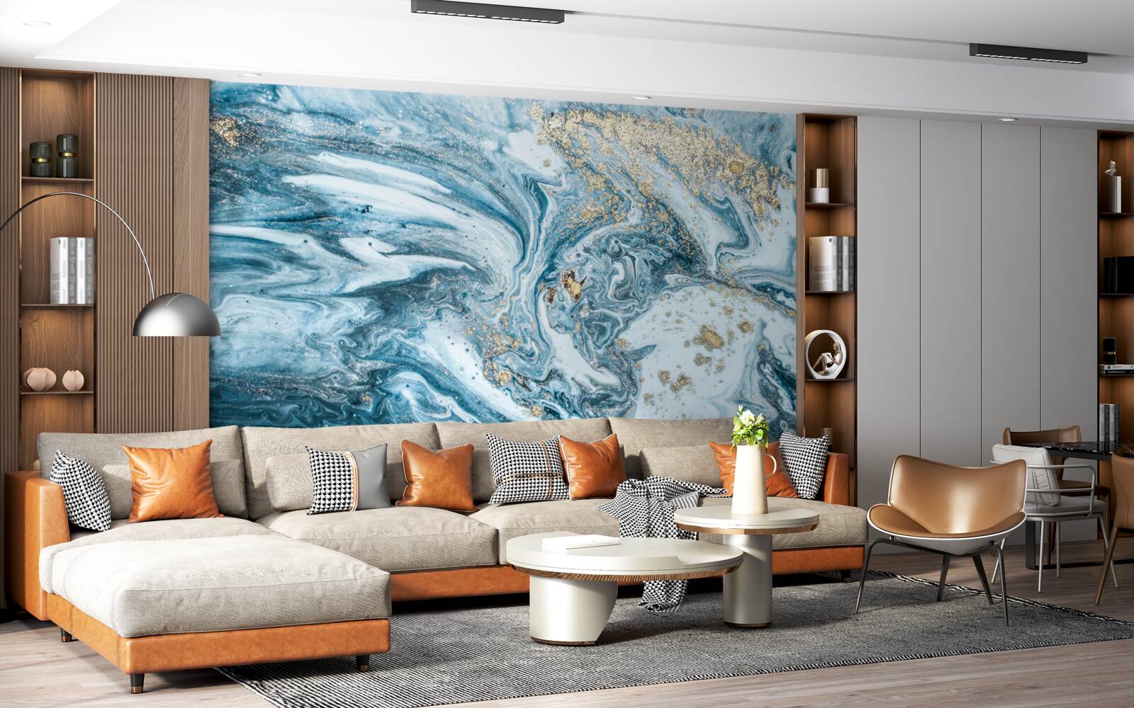 Fototapeta turkis niebieski płyn