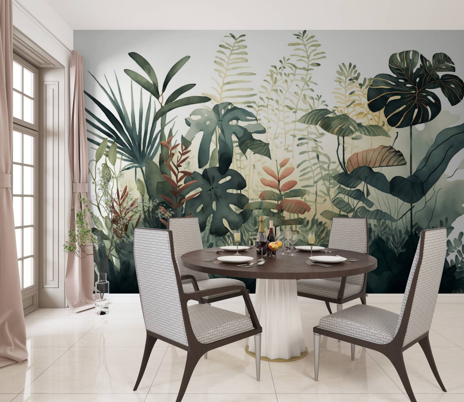 Fototapeta noc spowija tropiki