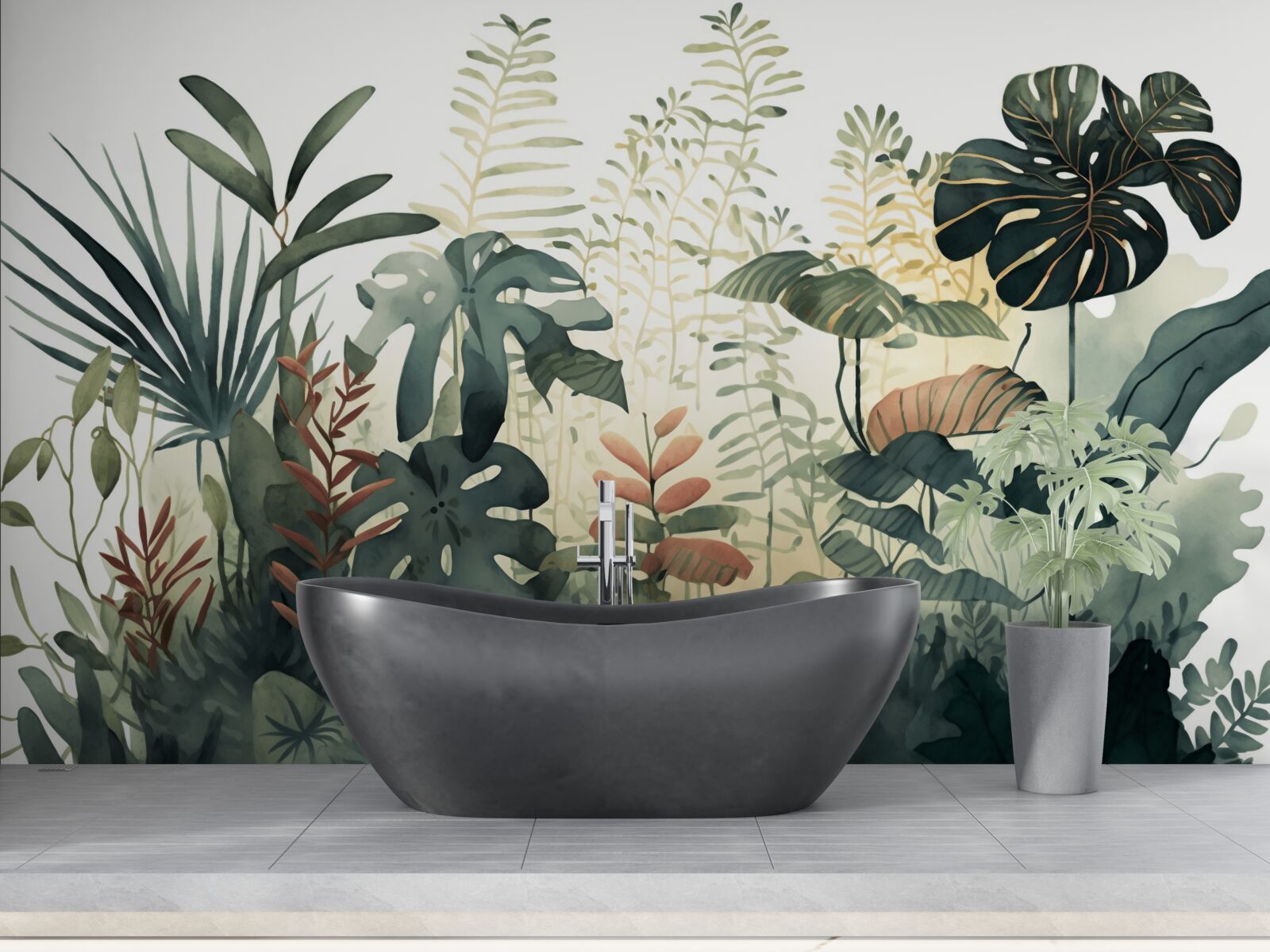 Fototapeta noc spowija tropiki