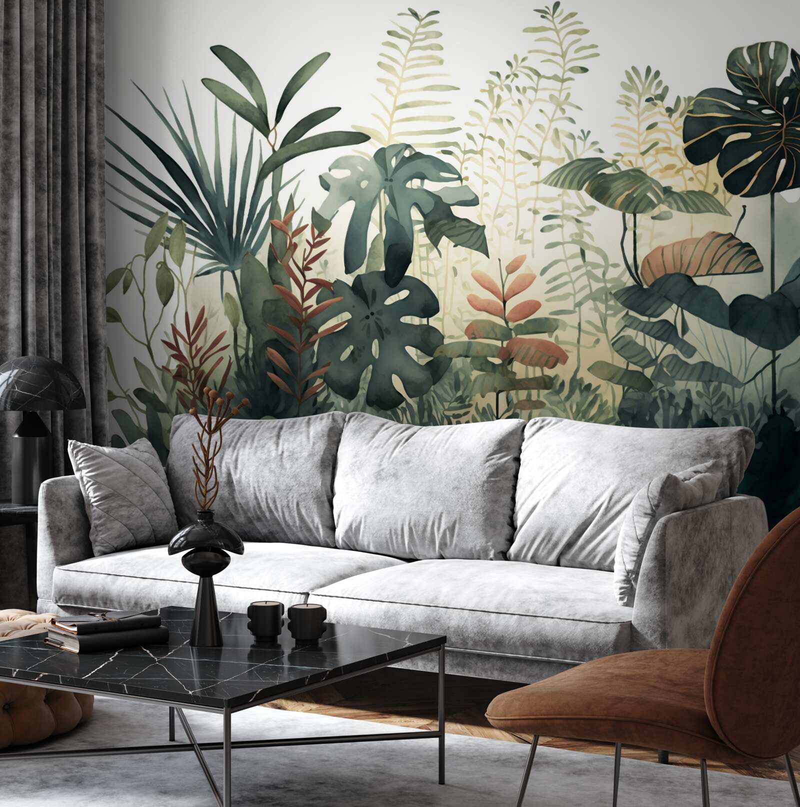 Fototapeta noc spowija tropiki