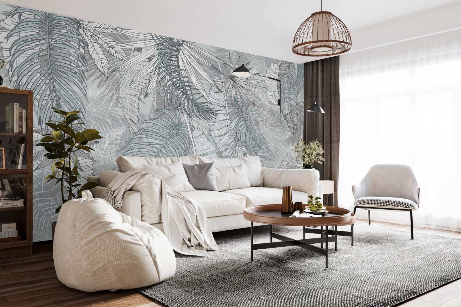 Fototapeta liście roślinności tropikalnej