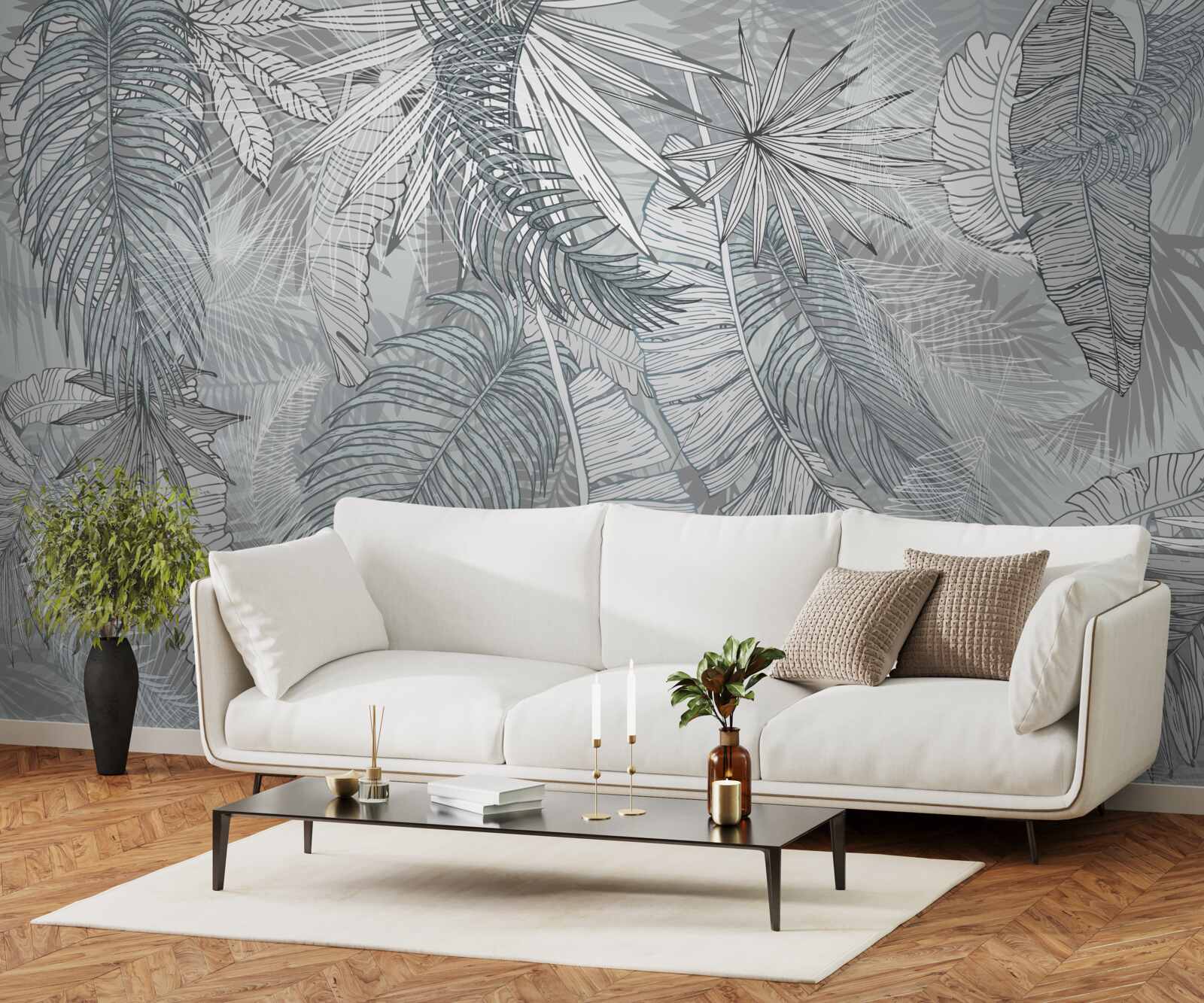 Fototapeta liście roślinności tropikalnej