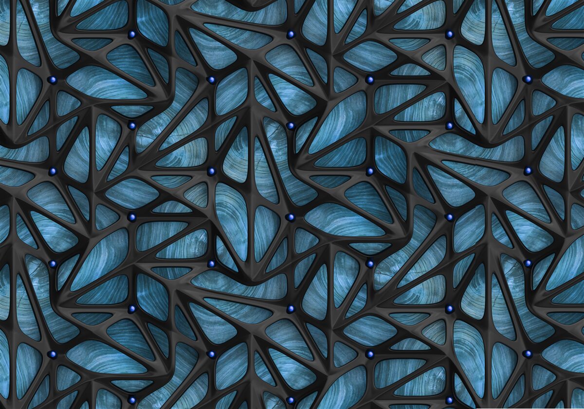 Fototapeta Światło księżyca oświetla nocny las pokryty liśćmi