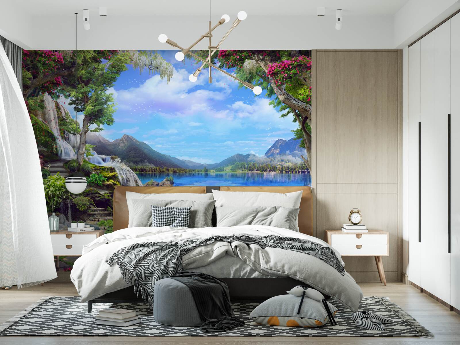 Fototapeta oaza w górach