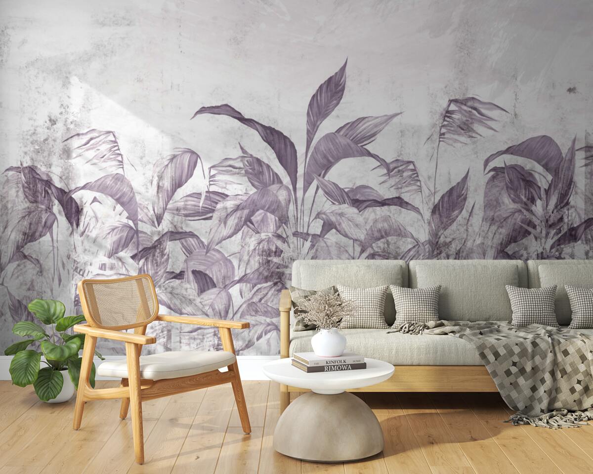 Fototapeta podczas ulewnych deszczy tropikalna flora i roślinność