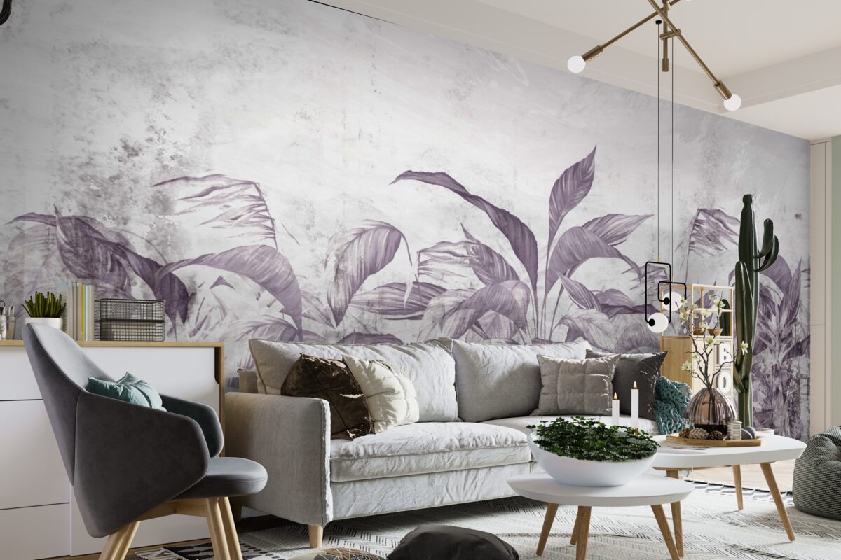 Fototapeta podczas ulewnych deszczy tropikalna flora i roślinność