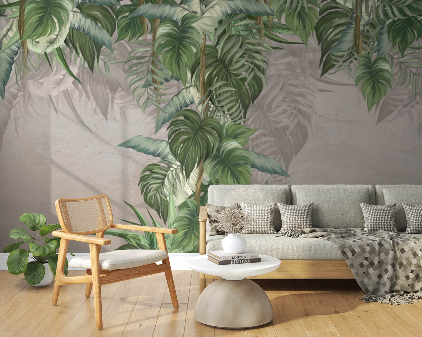 Fototapeta liście obszernej monstery dążą do wilgoci