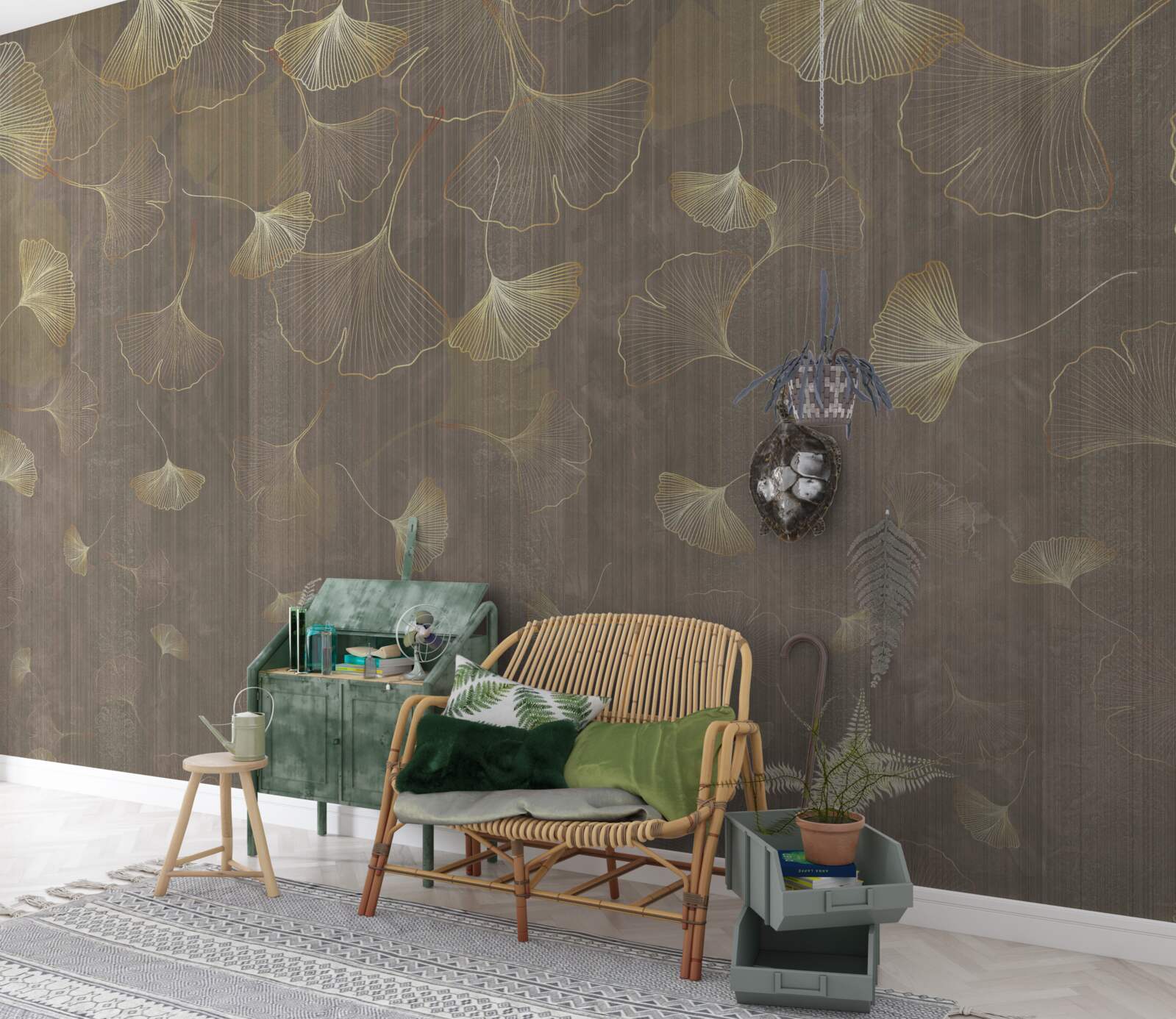 Fototapeta płatki kwiatów spadające z nieba