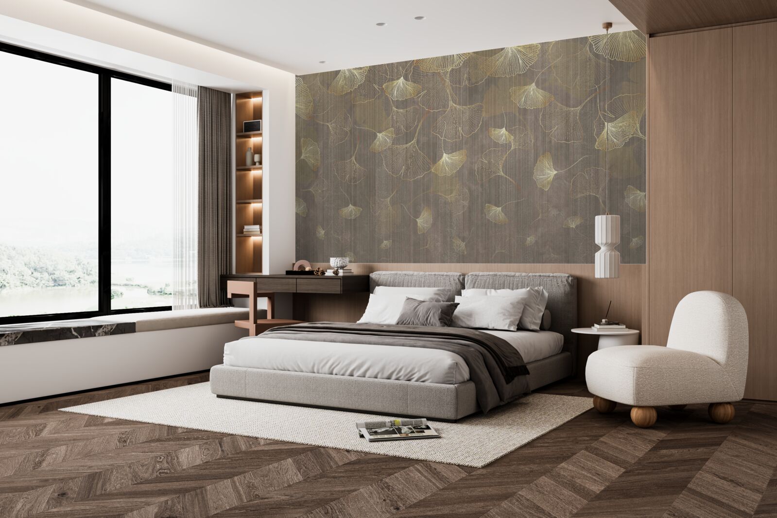 Fototapeta płatki kwiatów spadające z nieba