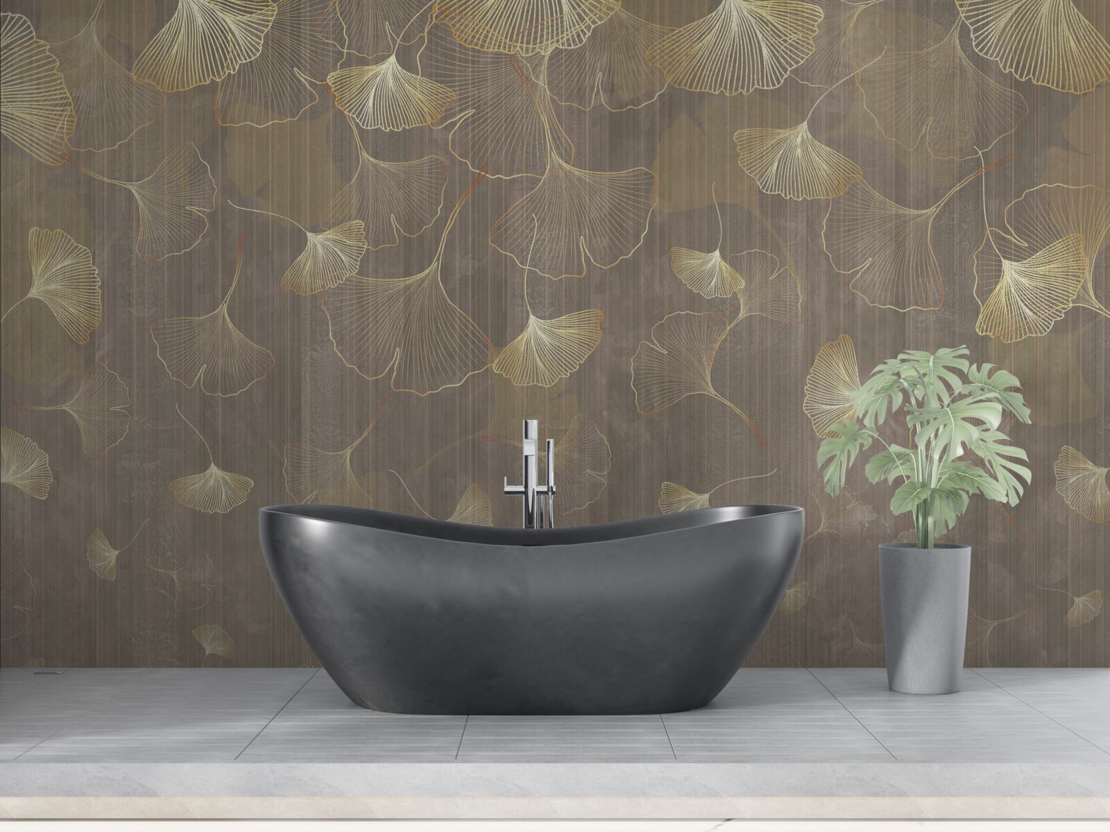 Fototapeta płatki kwiatów spadające z nieba