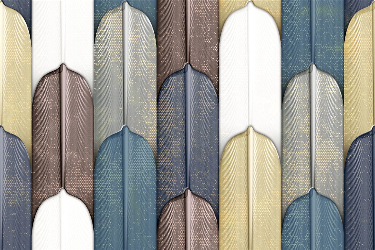 Fototapeta las usiany jesiennymi liśćmi