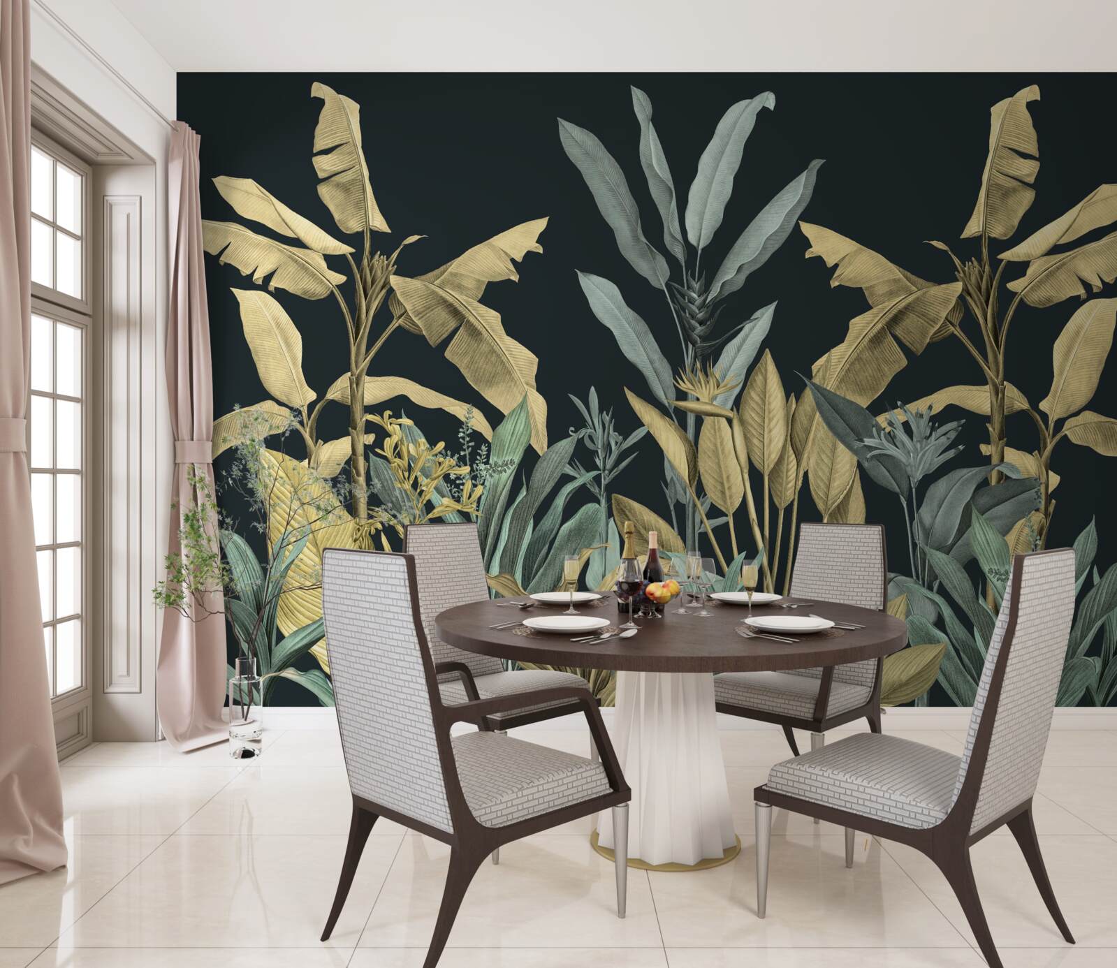 Fototapeta bogactwo odcieni roślin tropikalnych