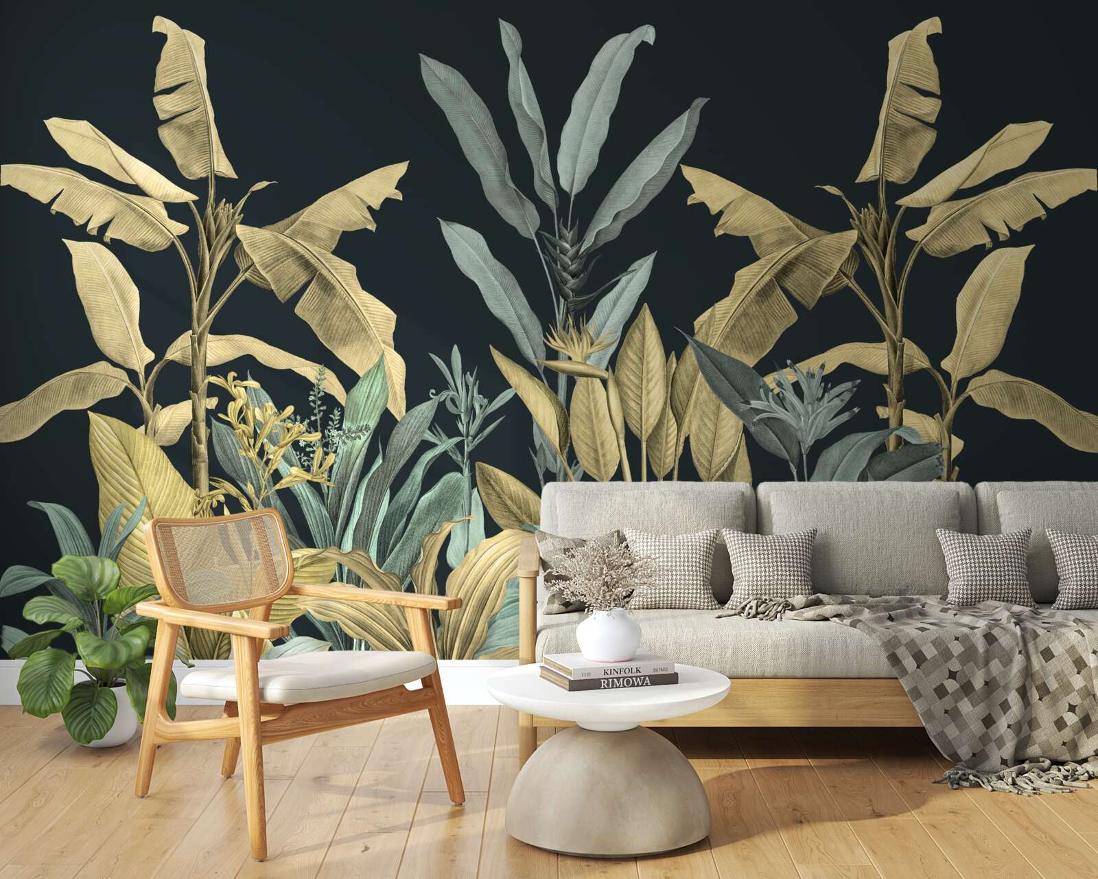 Fototapeta bogactwo odcieni roślin tropikalnych