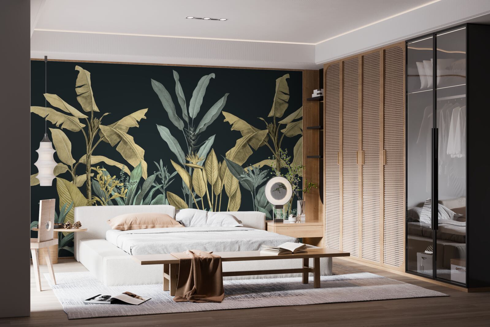 Fototapeta bogactwo odcieni roślin tropikalnych